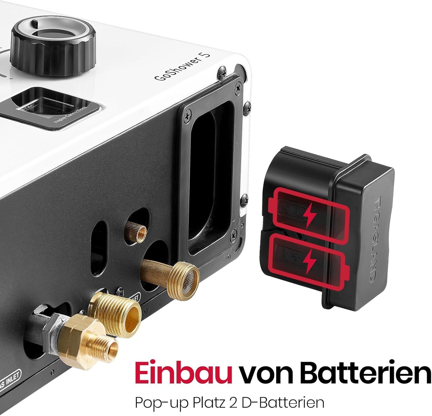 GASLAND Durchlauferhitzer Go Shower G5-DE Gas-Durchlauferhitzer, Propan/But günstig online kaufen