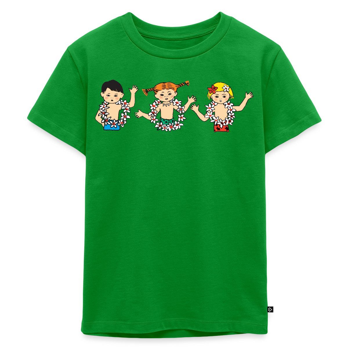 Spreadshirt T-Shirt Pippi Langstrumpf Mit Tommy Und Annika Kinder Premium T-Shirt (1-tlg)