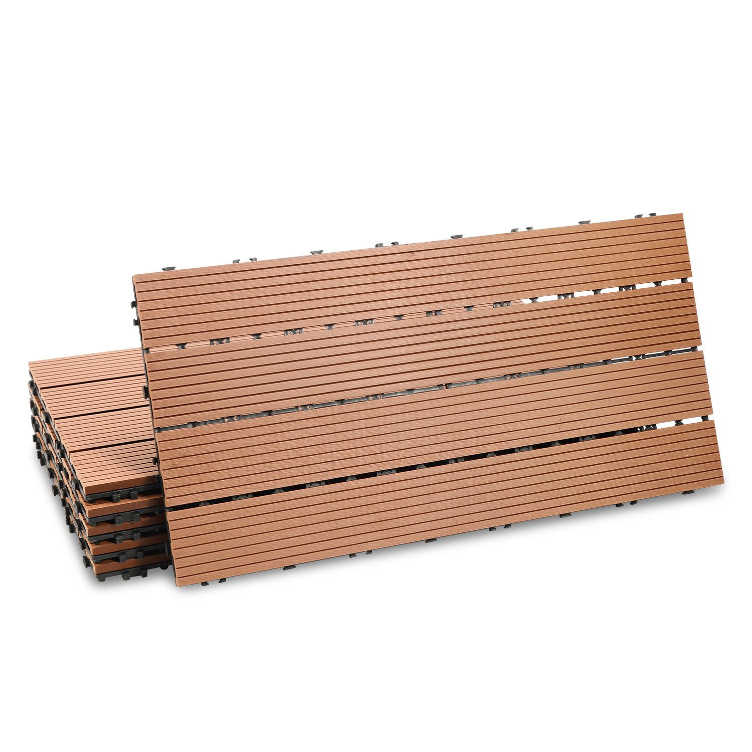 Clanmacy Holzfliesen Terrassenfliesen Fliesen Balkon Garten günstig online kaufen