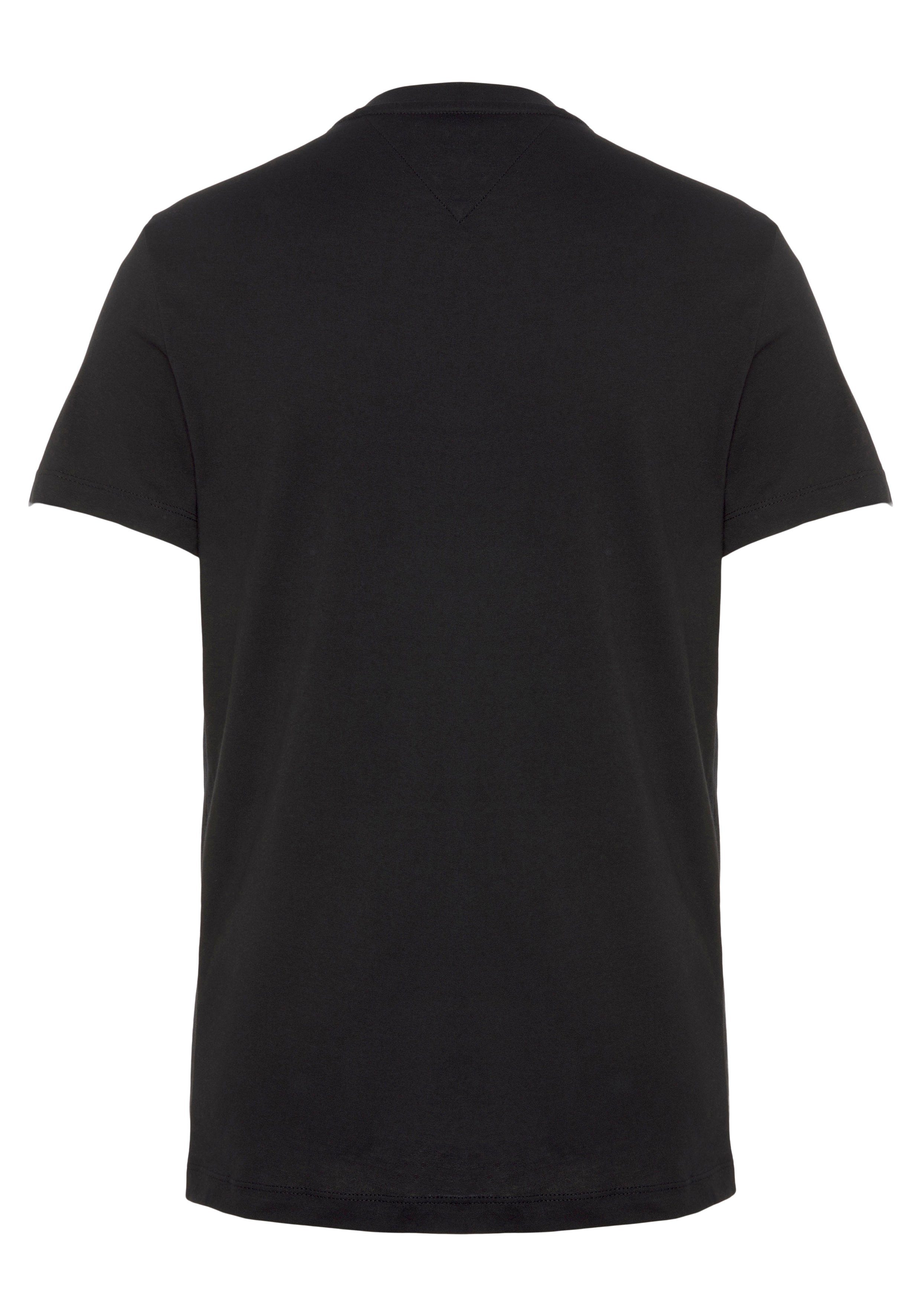 T-Shirt black TEE MONOTYPE Hilfiger Tommy ROUNDLE