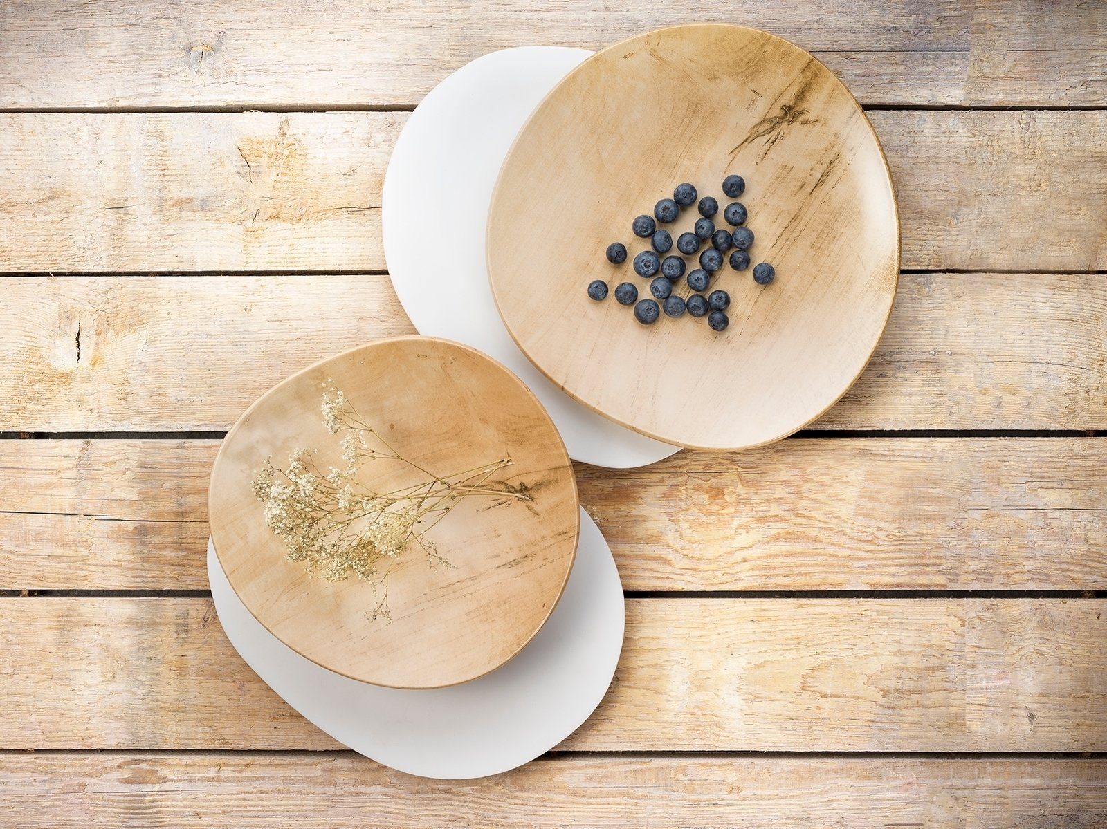 Cosy & Trendy Schale Palissandro Salatbowl white 26,5 x 25,5 x 14,8 cm, Steinzeug, (Bowls)