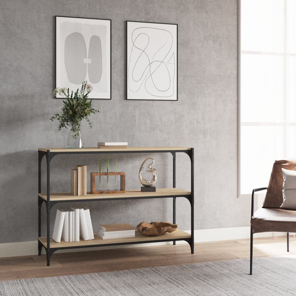 vidaXL Bücherregal Bücherregal Sonoma Eiche 100x33x70,5 günstig online kaufen