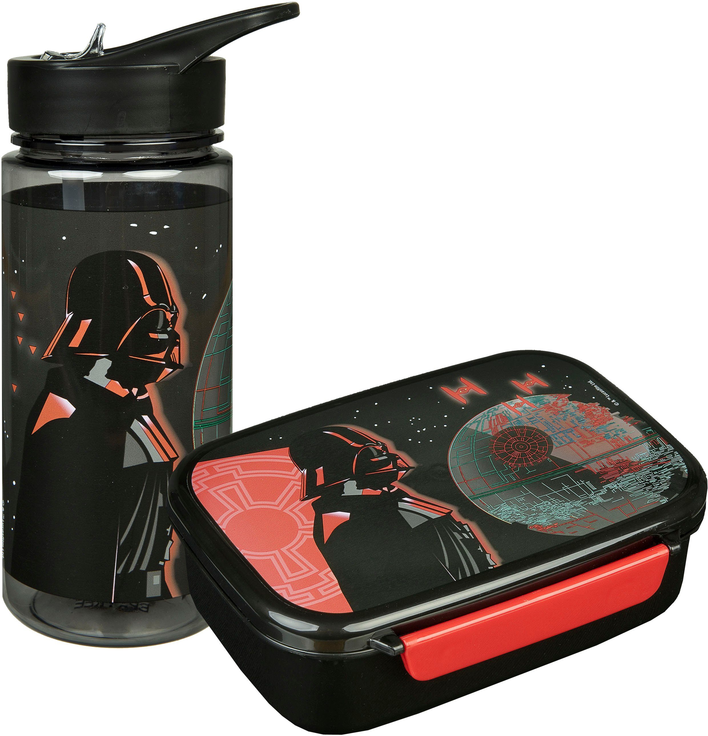 2-tlg), Lunchbox Trinkflasche Star & (Set, Scooli Wars, Kunststoff, Brotzeitdose