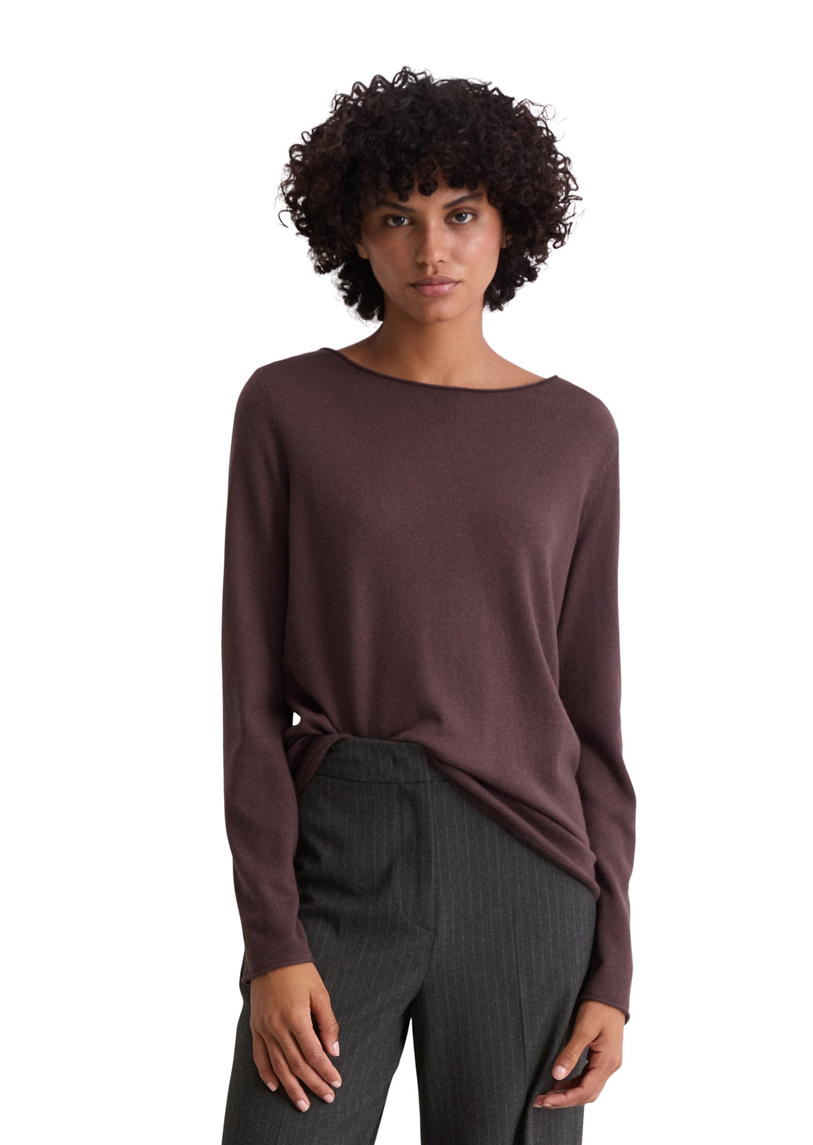 Marc O'Polo Strickpullover aus softem Schurwolle-Mix günstig online kaufen