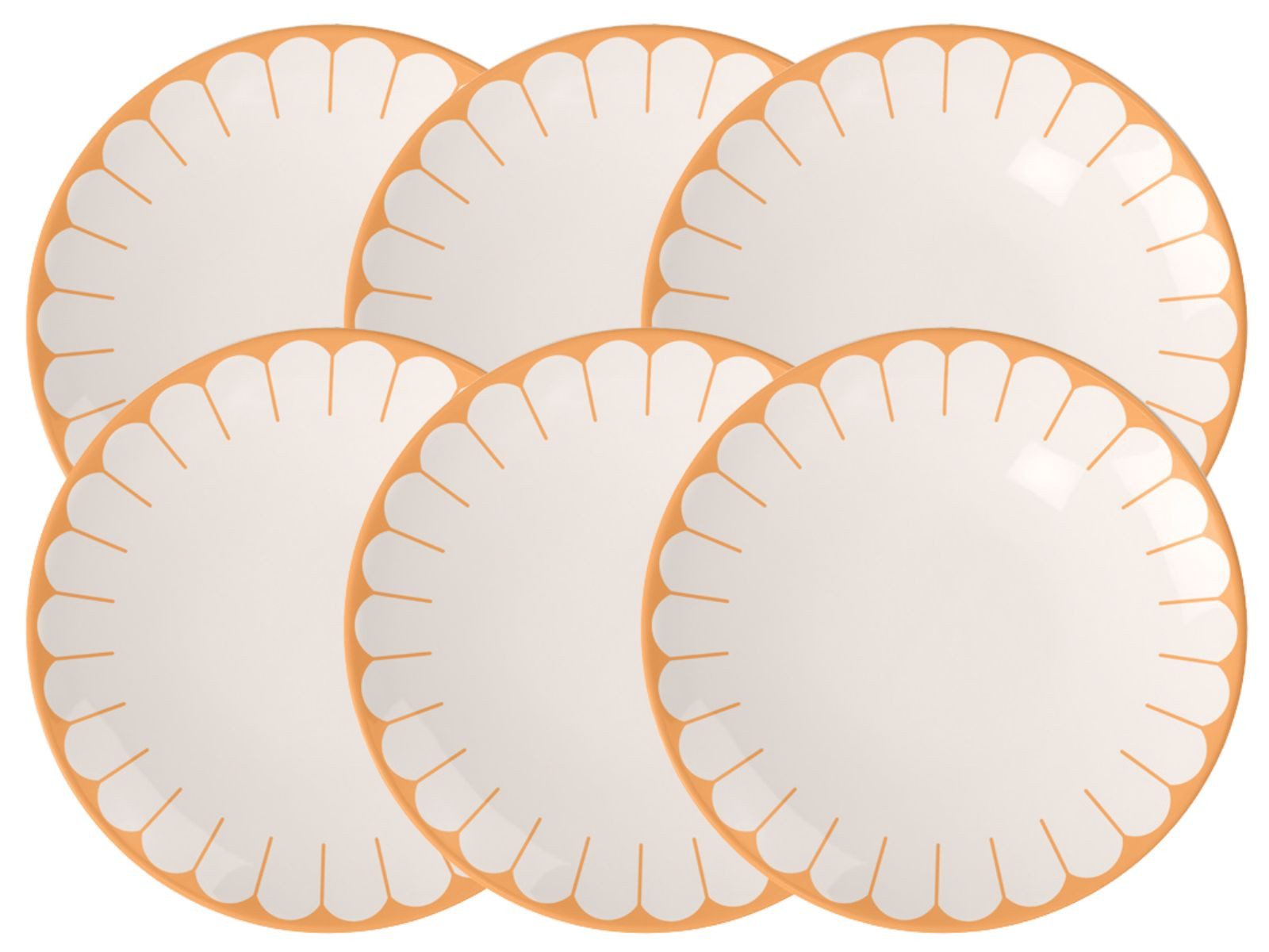 Villeroy & Boch Dessertteller Fleur soleil Frühstücks/Dessertteller 21cm Set6