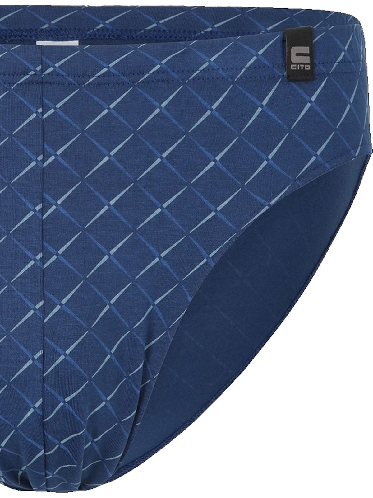 CiTO Slip 3er Pack Herren Slip Alloverdruck MicroModal (Packung, 3-St)