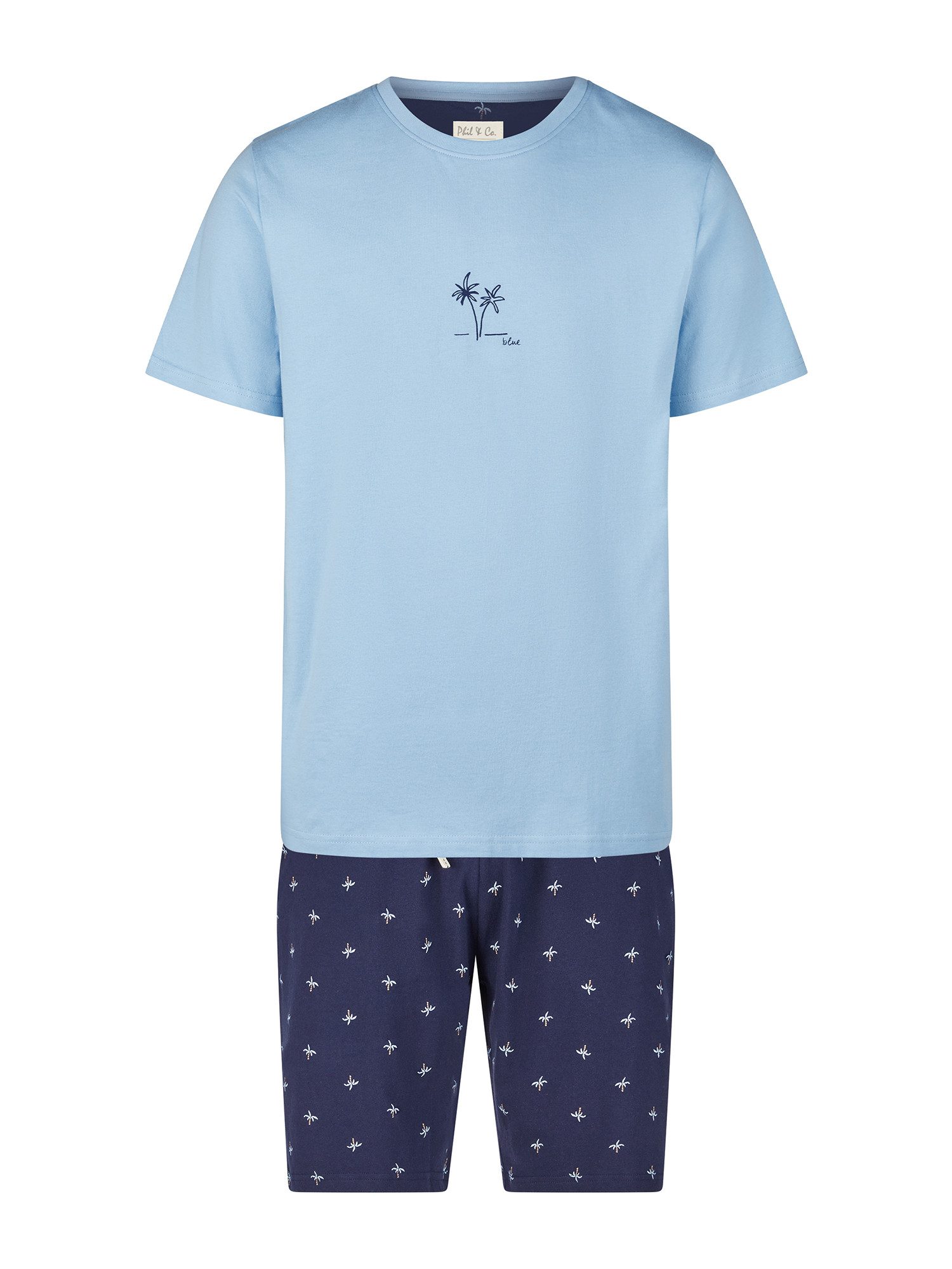 Phil & Co. Pyjama Shorty (2 tlg) Schlafmode Loungewear bequem kurzärmelig günstig online kaufen