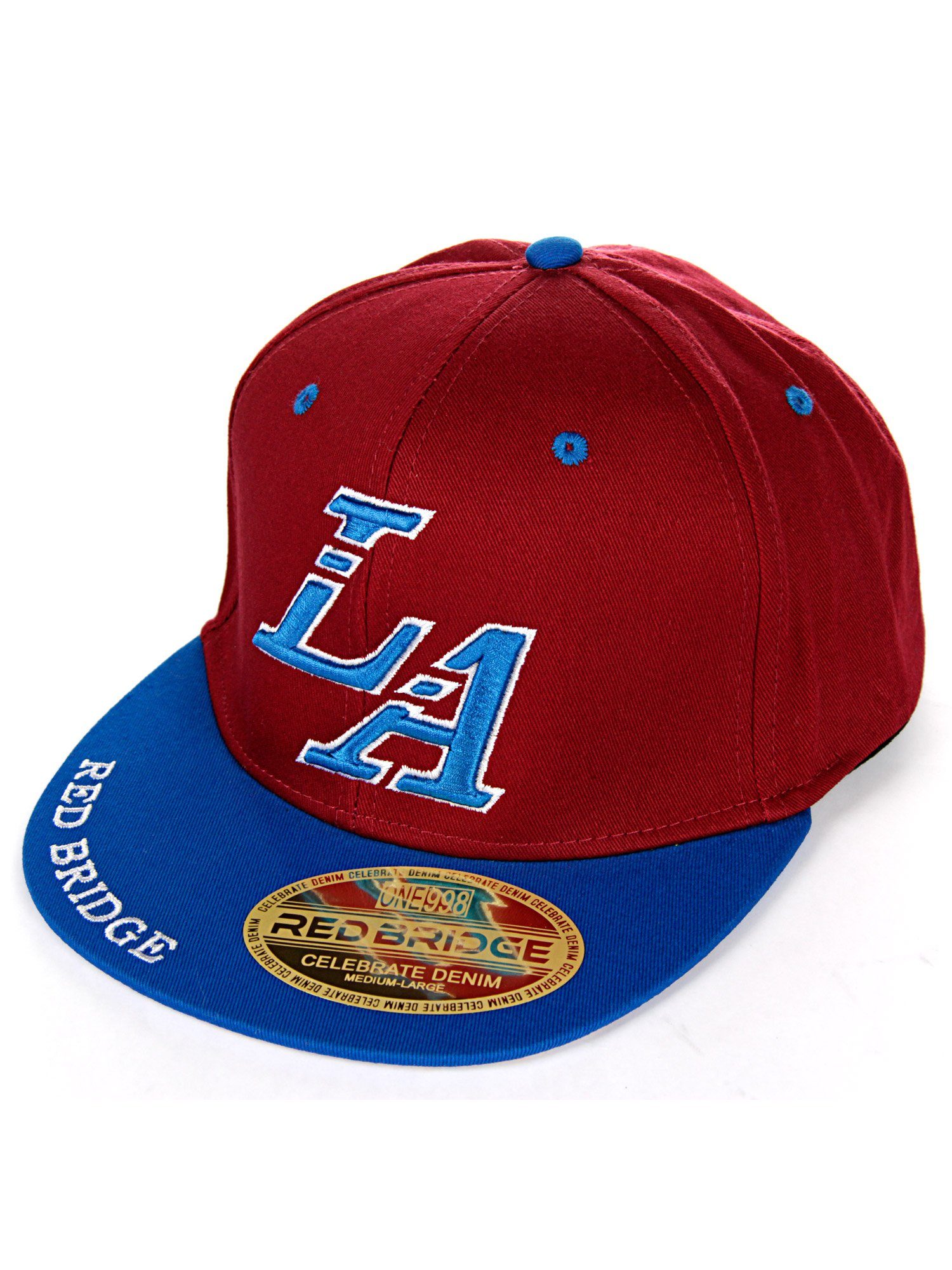 RedBridge Baseball Cap Lancaster mit kontrastfarbigem blau Schirm