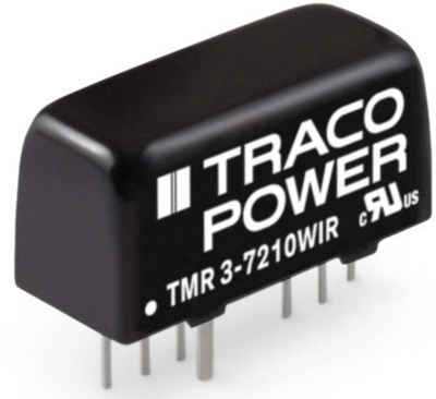 TracoPower Spannungswandler TracoPower TMR 3-7215WIR DC/DC-Wandler, Print 110 V/DC 125 mA 3 W Anz, (TMR 3-7215WIR)