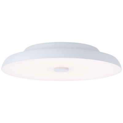 AEG LED Deckenleuchte Adora, LED wechselbar, Farbwechsler, Ø 40 cm, Lautsprecher, dimmbar, CCT, RGB-Backlight, 3900 lm, weiß