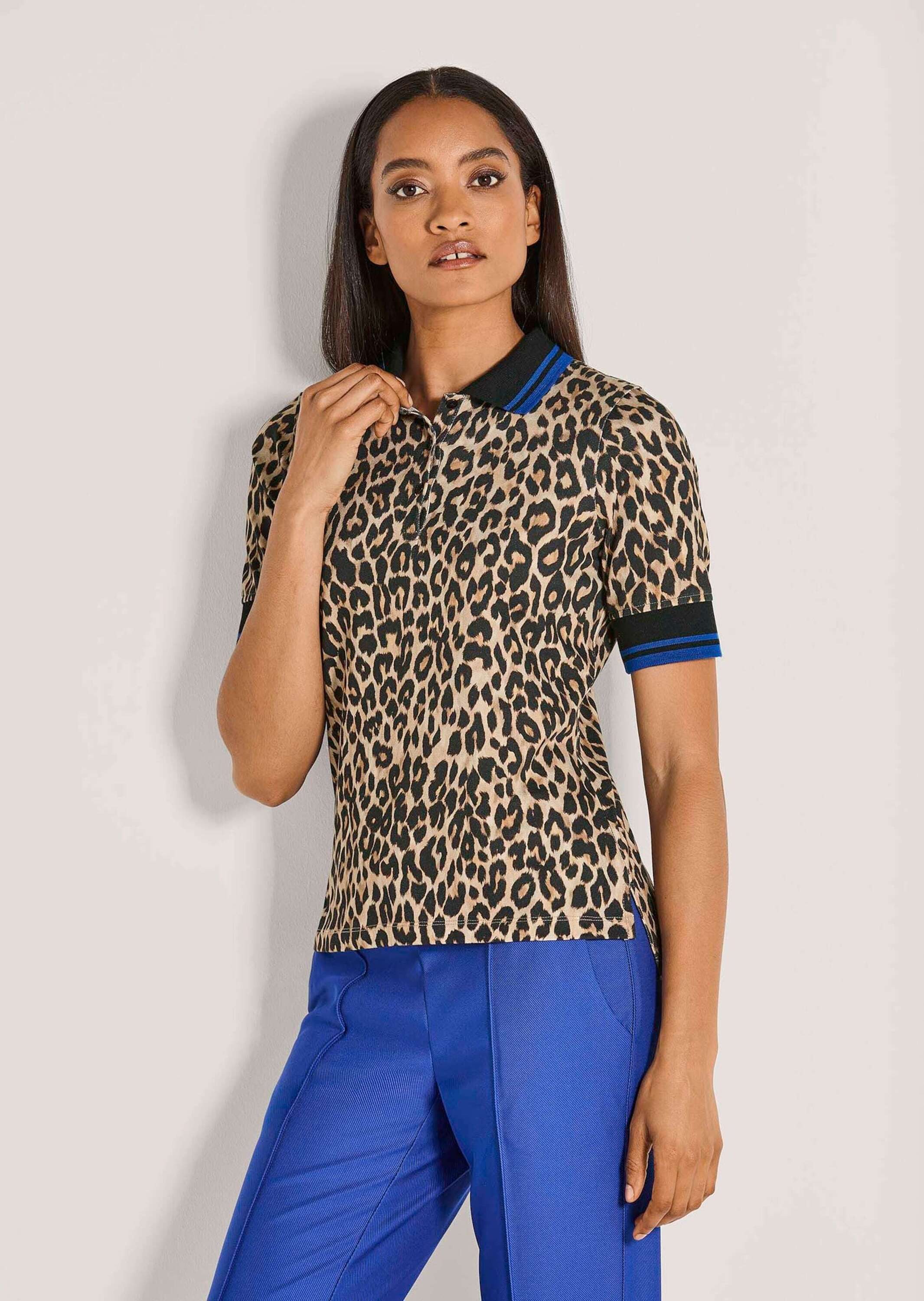 MADELEINE Kurzarmshirt Modernes Shirt mit Leo-Print günstig online kaufen