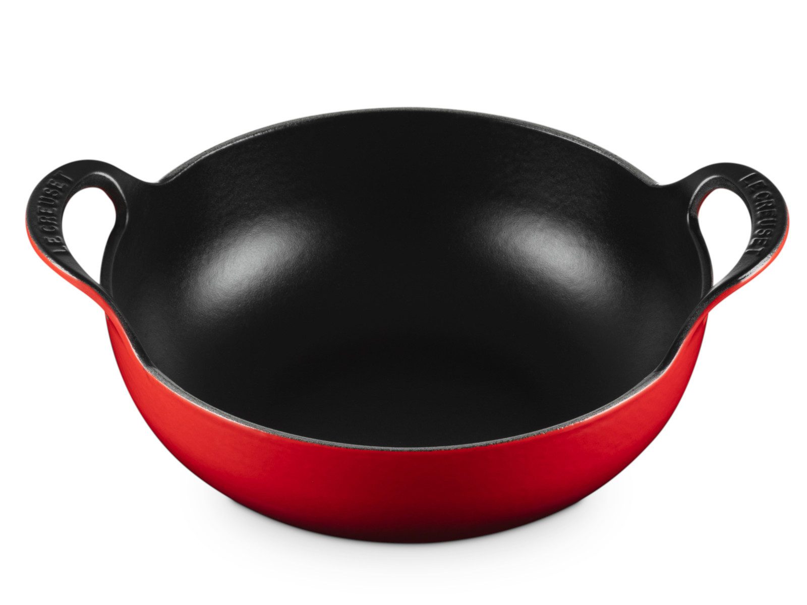 LE CREUSET Kochtopf Balti Dish Tradition rund kirschrot 24cm, Emailliertes Gusseisen