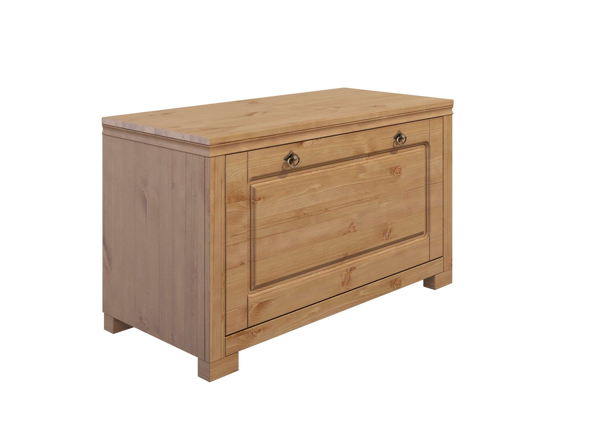 Home affaire Sitzbank Gotland inkl. Schuhtrommel für ca. 6-9 Paar Schuhe, aus massiver Kiefer, FSC®-zertifiziert, Breite 85 cm