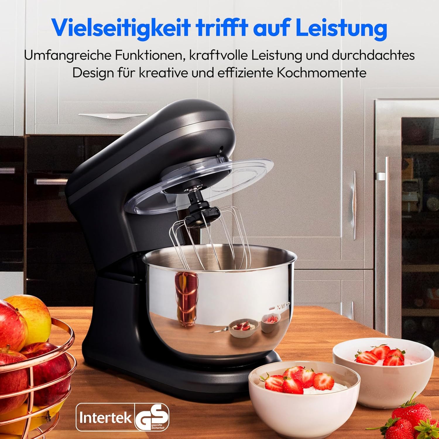 Medion® Küchenmaschine MD18420, 1200 W, 5 l Schüssel