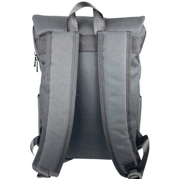 Taschen4life Laptoprucksack Rucksack aus Stoff - Schulrucksack D9010, mit Laptopfach, strapazierfähig uind gut gepolstert, ideal für Schule