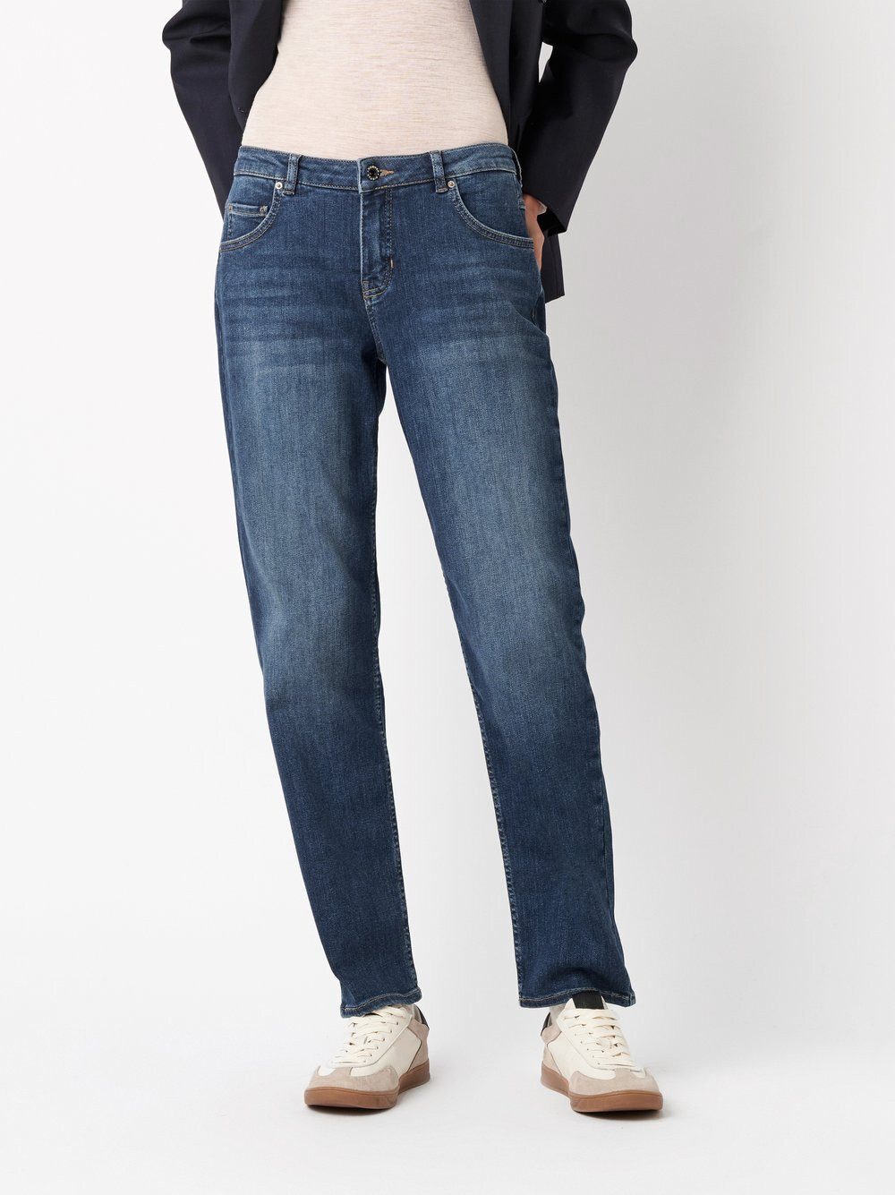 ROSNER Girlfriend-Jeans Masha_115 (1-tlg) mit doppelter Hinterhosentasche