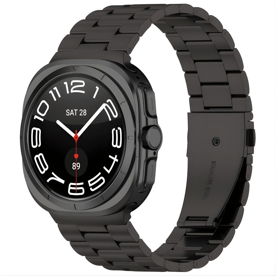 SmartUP Smartwatch-Armband für Samsung Galaxy Watch Ultra 47mm Metall Edels günstig online kaufen