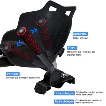 Randaco Balance Scooter Kart Hoverboard Sitz Hoverkart für Erweiterung für 6.5-10 Zoll Sitzscooter, (1 tlg)