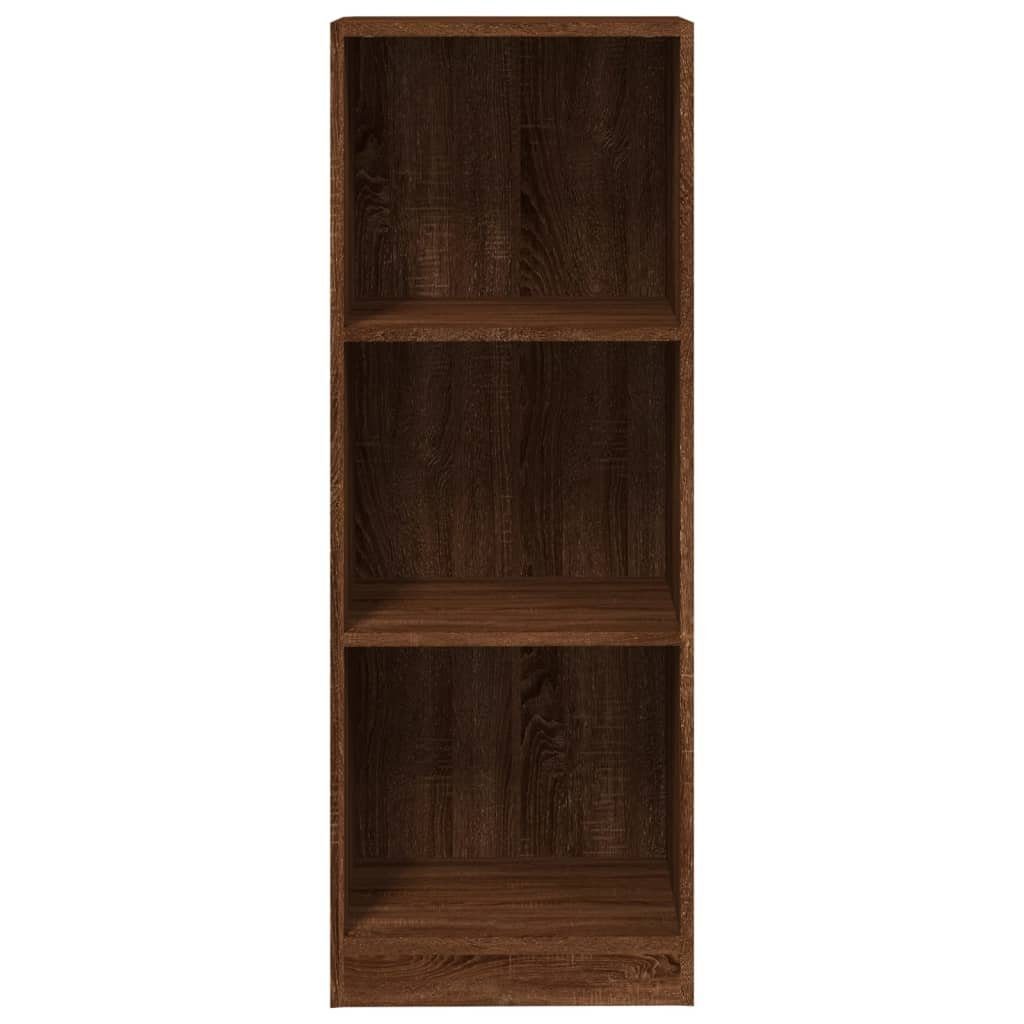 Bücherregal Fächer 3 furnicato Eichen-Optik cm Braun 40x24x109