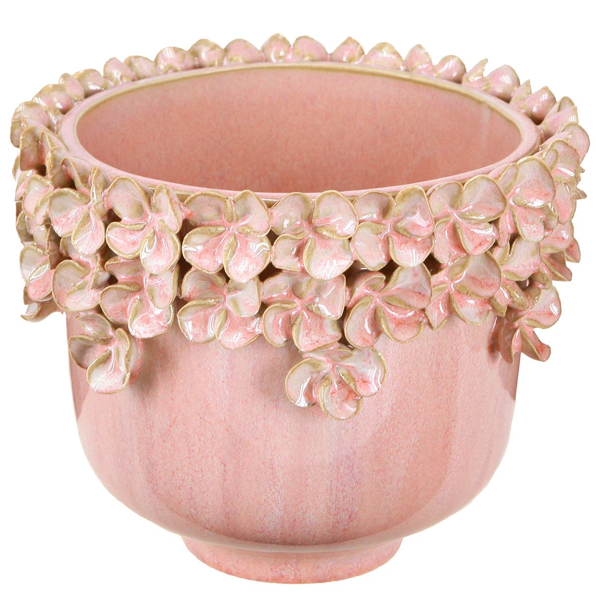 Viana Übertopf Keramik Blumentopf Rosa Ø16cm günstig online kaufen