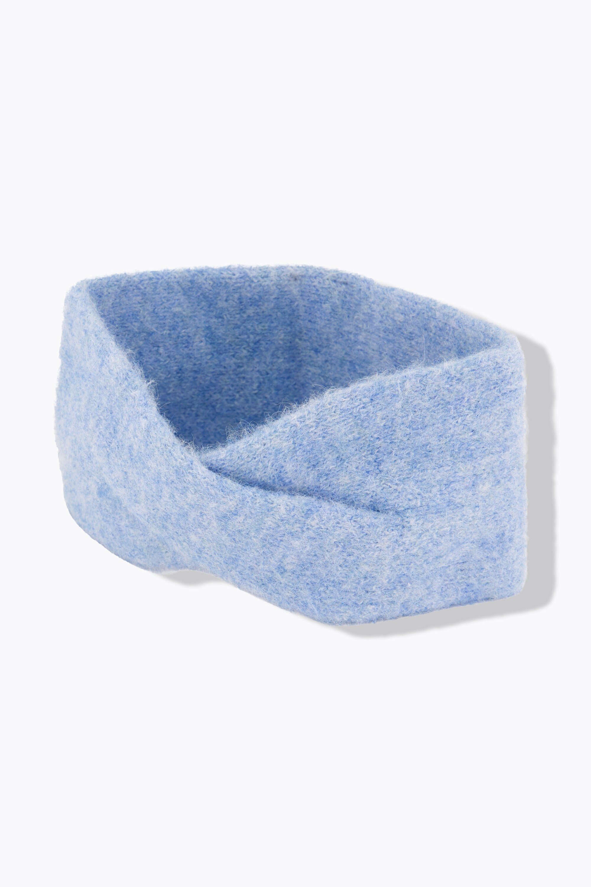 Ulla Popken Strickmütze Stirnband drapiert weicher Rippstrick günstig online kaufen