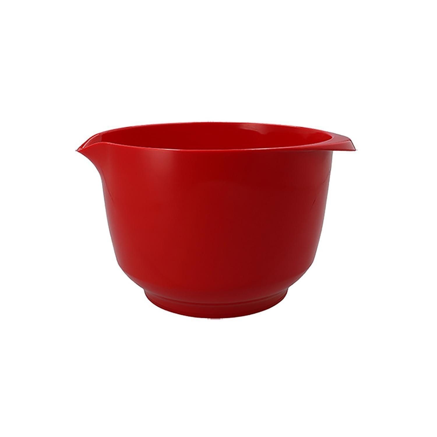 Birkmann Rührschüssel COLOUR KITCHEN, Rot, B 20 cm, 1,5 Liter, Kunststoff, (1-tlg), PET-Kunststoff, mit Anti-Rutsch-Ring am Boden