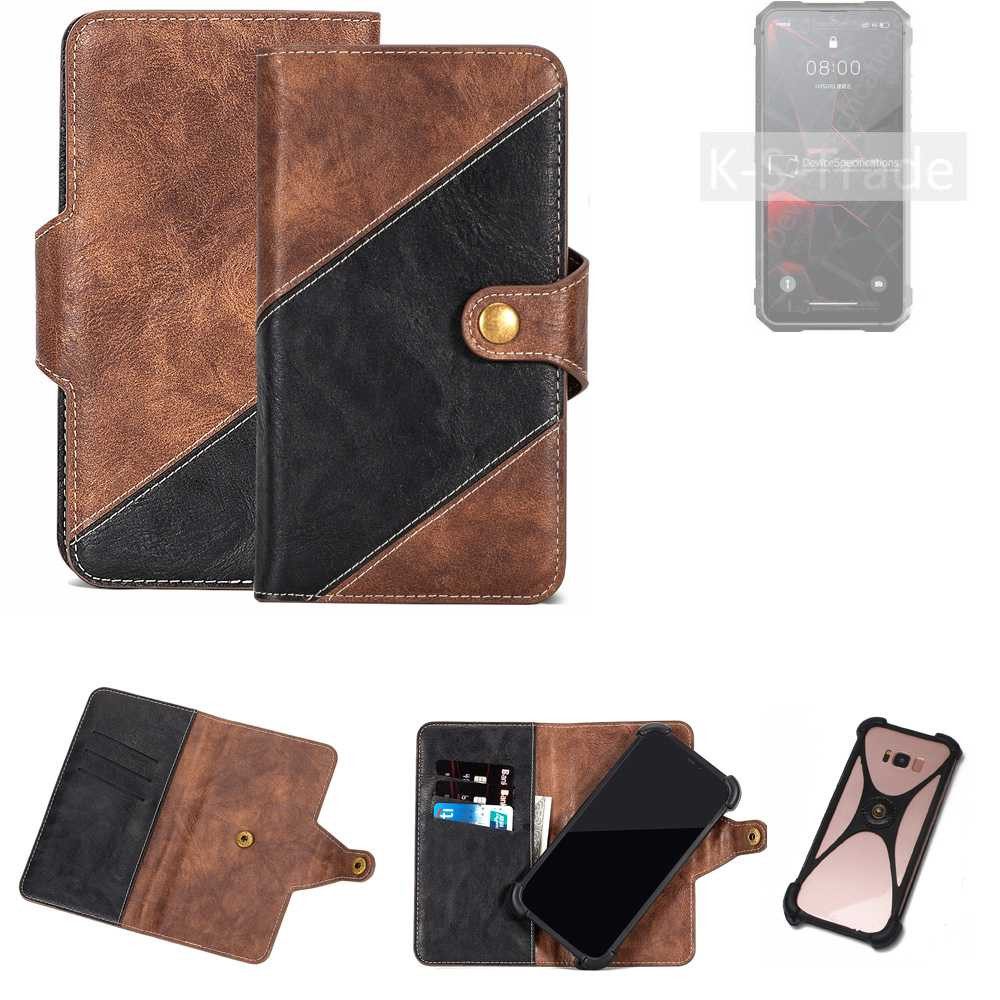 K-S-Trade Handyhülle für Cubot KingKong 11, Handyhülle Schutzhülle Bookstyle Case Klapphülle Cover Hülle