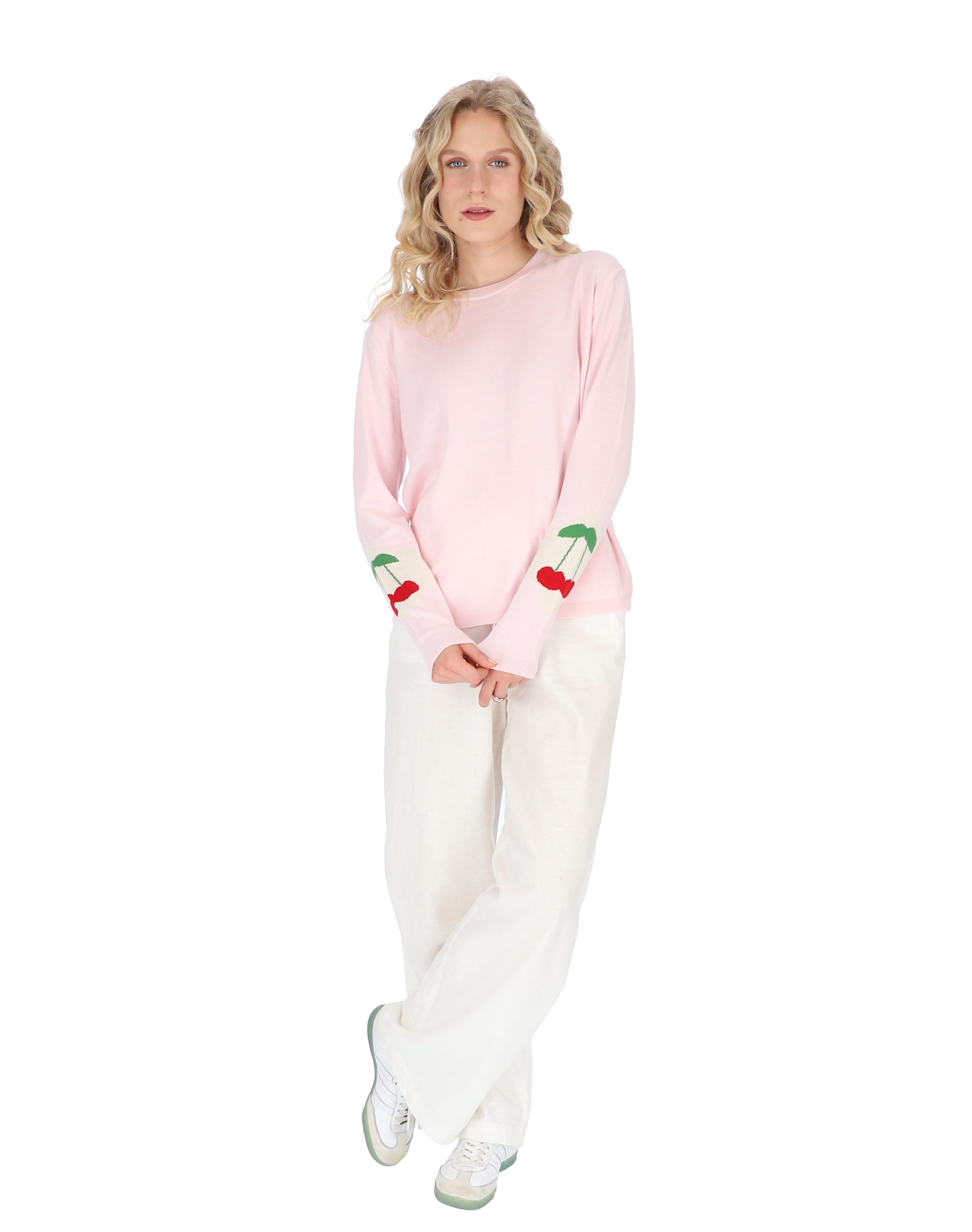 Strickpullover Kirsche