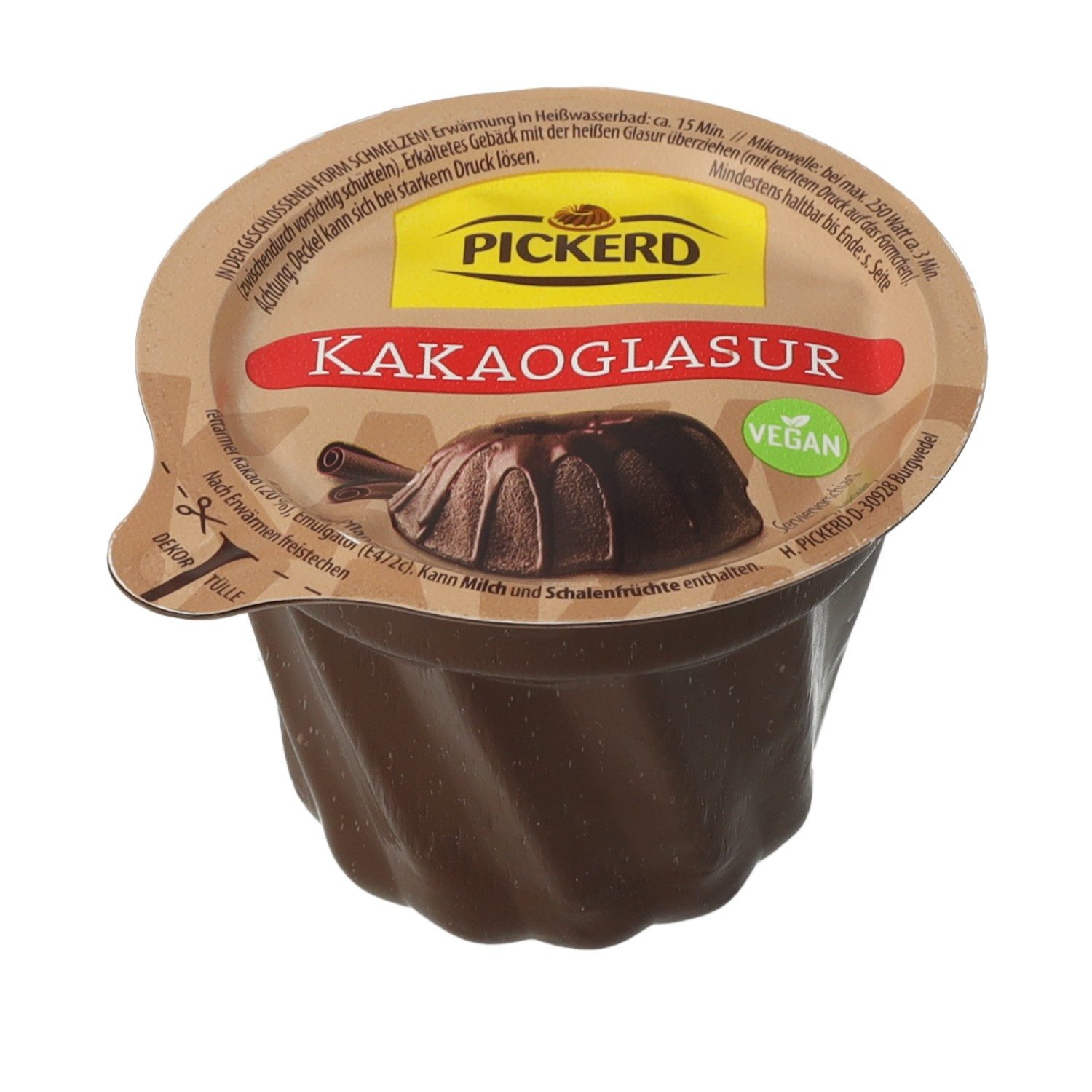 PICKERD Backdekoration PICKERD Kakaoglasur 150 g, 1 x