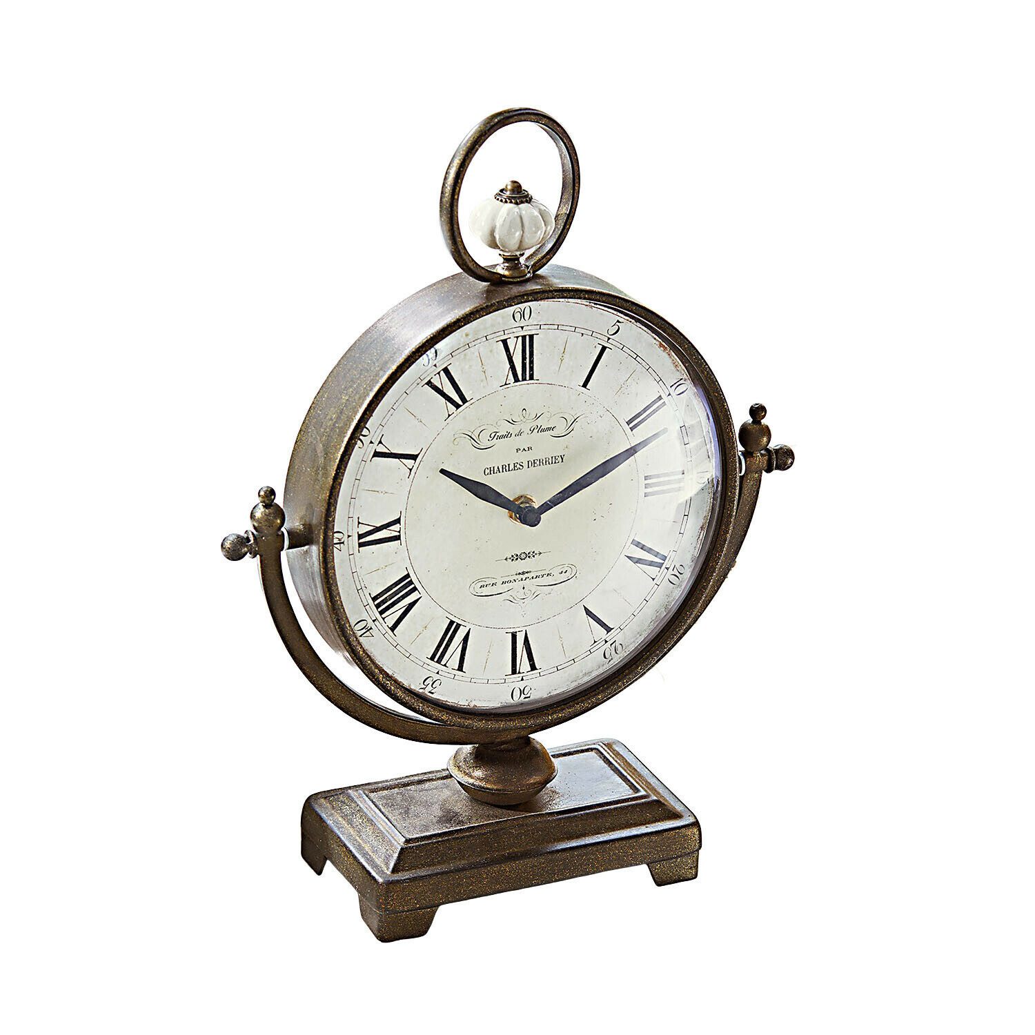 Mirabeau Wanduhr Uhr Norwick antikbronze (stilvolles Interieur, Antikes Eisenfinish)