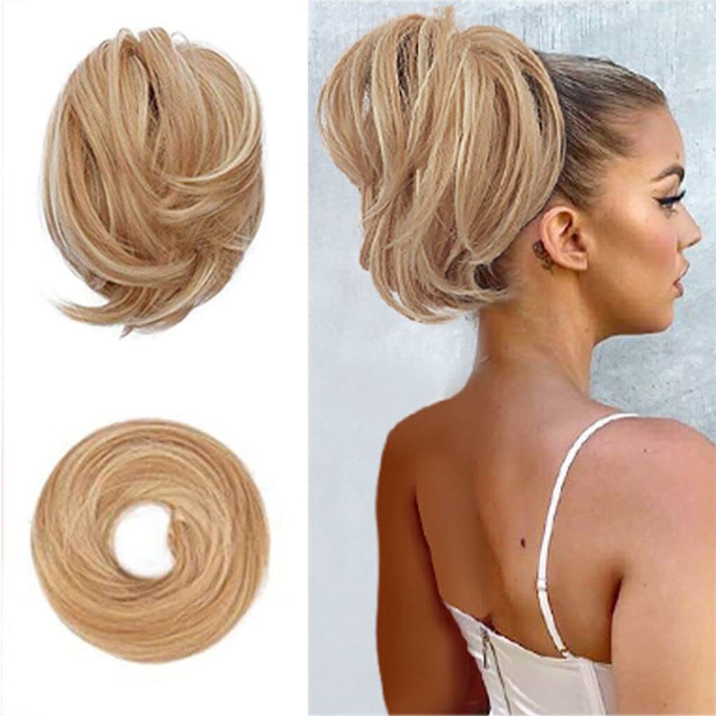 Zaewry Haarspange kurzes Pferdeschwanz-Brötchen, Haarschmuck einfach Scrunchie