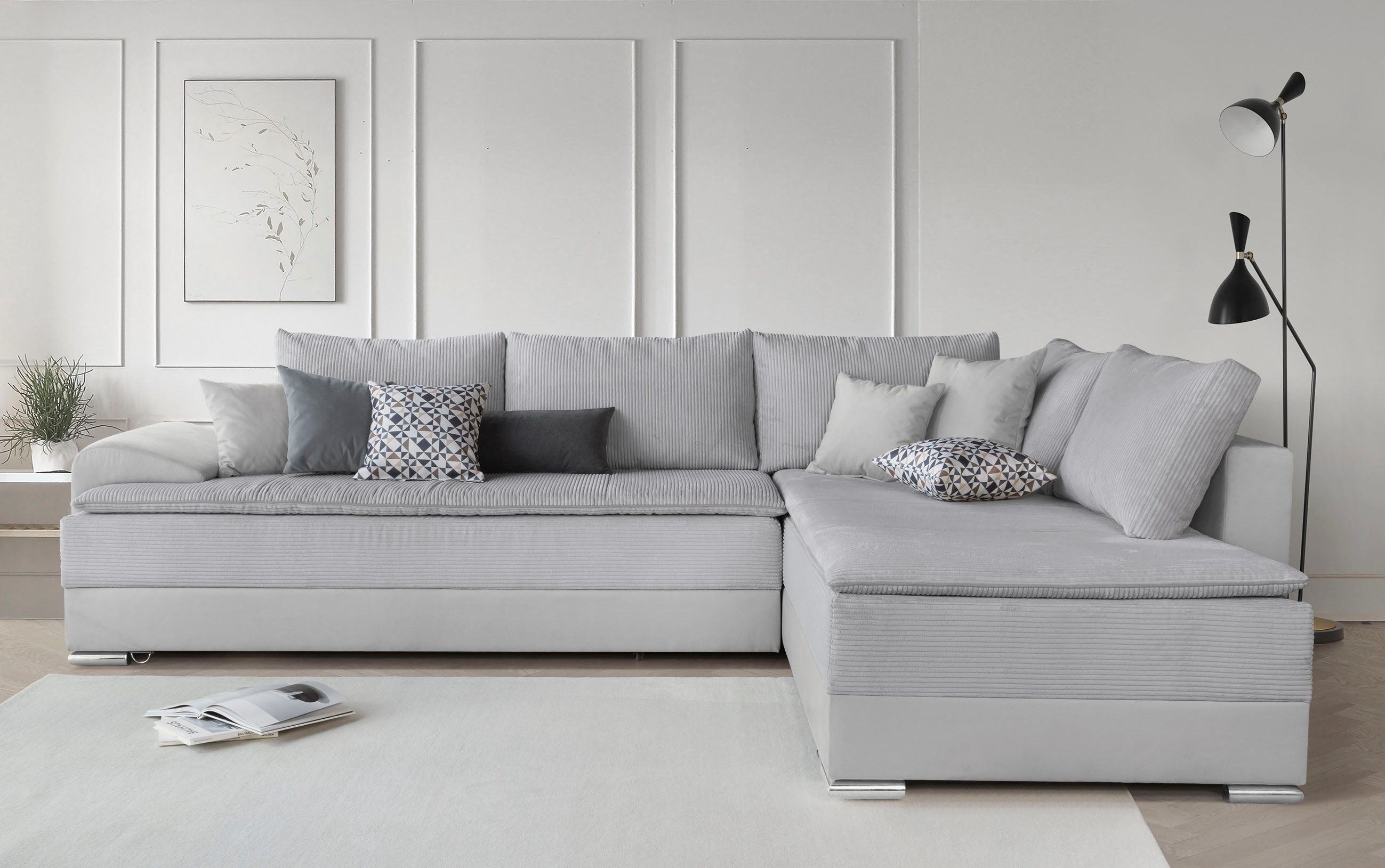 INOSIGN Ecksofa "Night & Day L-Form, B: 324 cm" mit Bettfunktion, Bettkaste günstig online kaufen