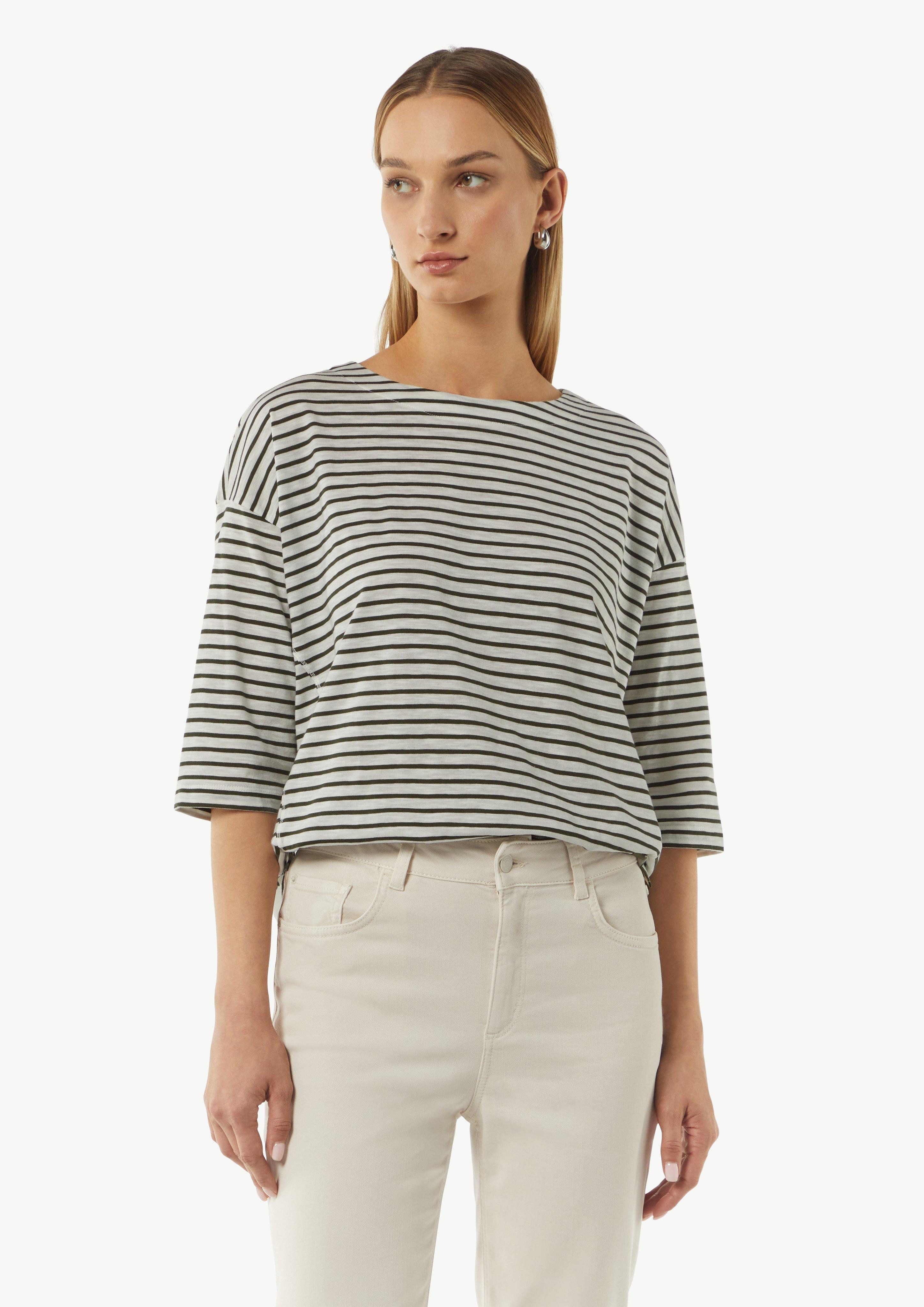 comma casual identity Kurzarmshirt Ringel-Shirt mit günstig online kaufen