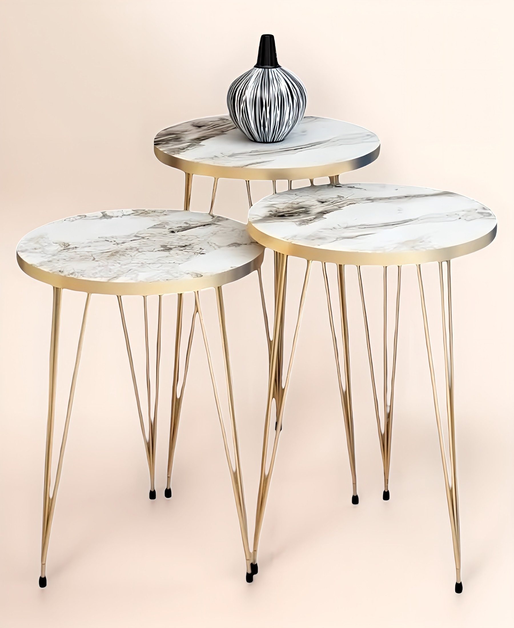 fashionshowcase Beistelltisch 3er Set – Rund, günstig online kaufen