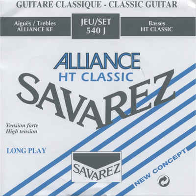 Savarez Saiten, (K-Git. Saiten 540J Alliance High Tension), K-Git. Saiten 540J Alliance High Tension - Konzertgitarrensaiten