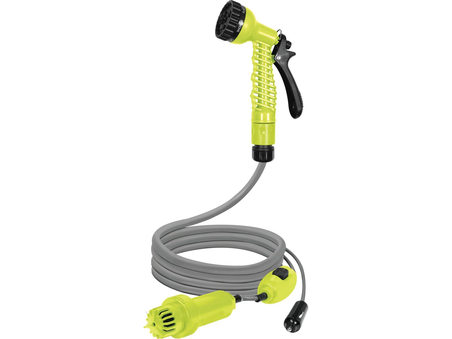 TRIZERATOP Gartenpumpe Mobiler Camping-Duschset 20 l/min mit Pumpe