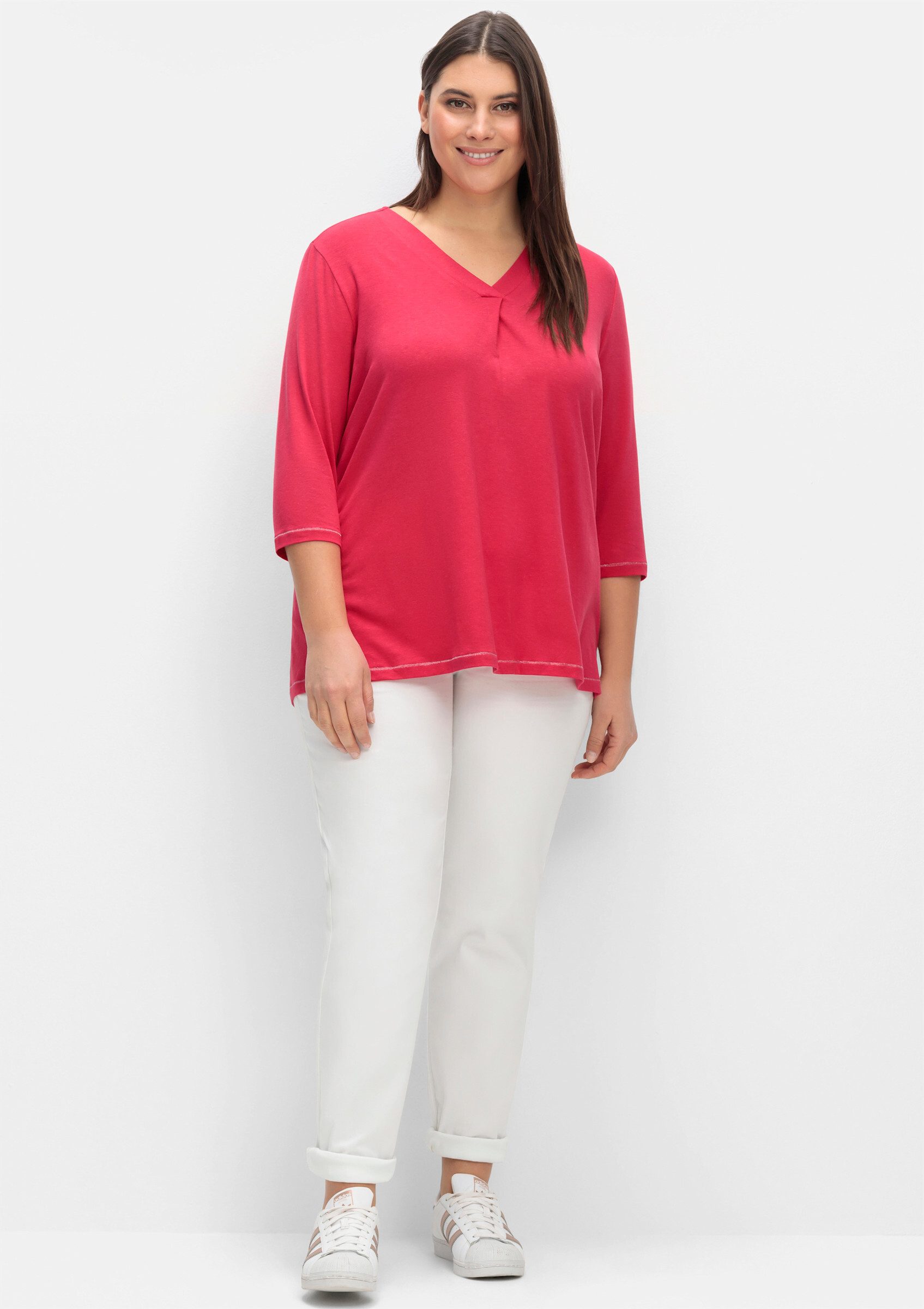 Sheego Jerseyhose Schlupfhose . in schmaler Beinform günstig online kaufen