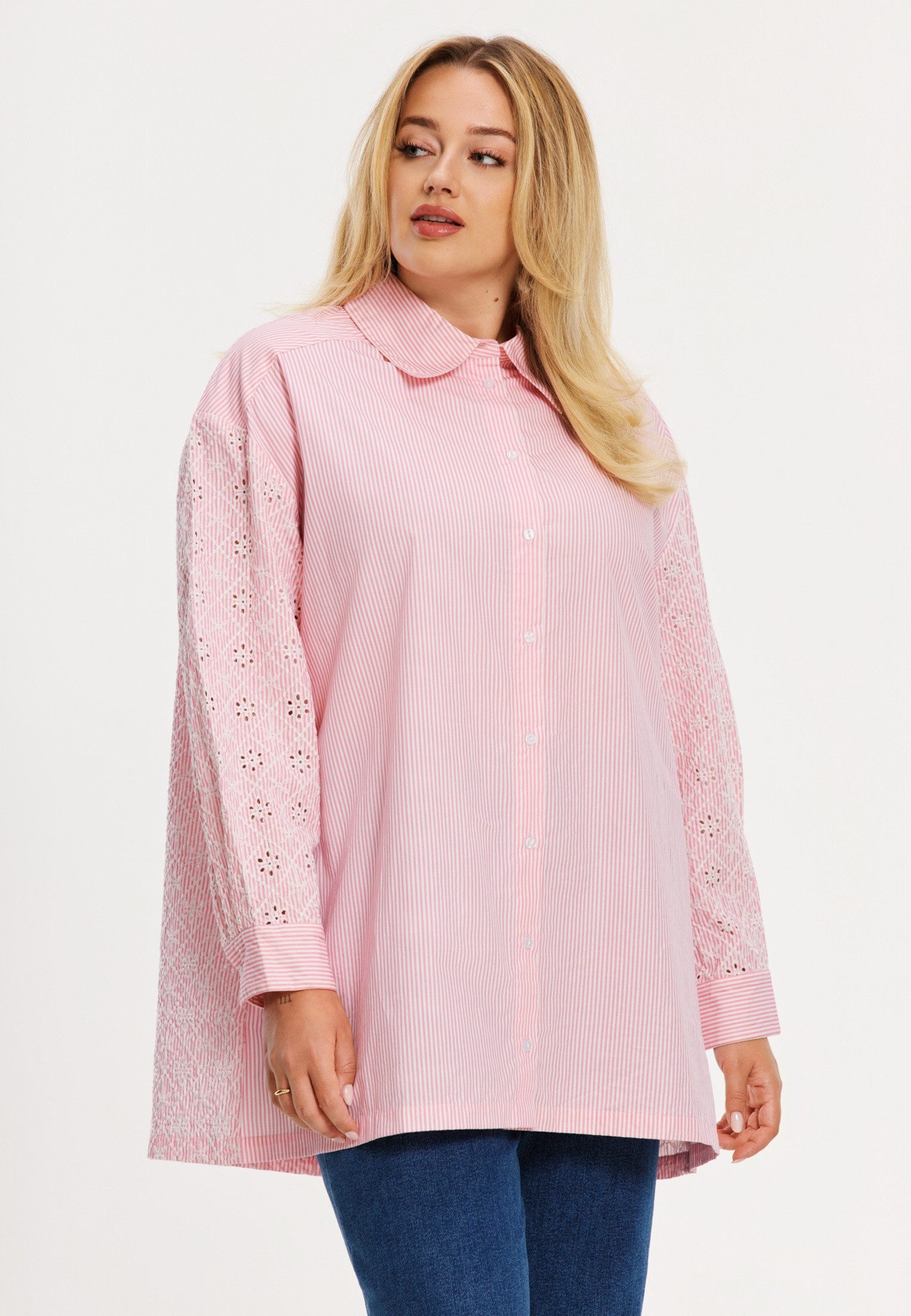 Blusentop Damen Bluse mit Druck