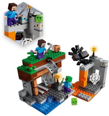 LEGO® Konstruktionsspielsteine Die verlassene Mine (21166), LEGO® Minecraft™, (248 St), Made in Europe