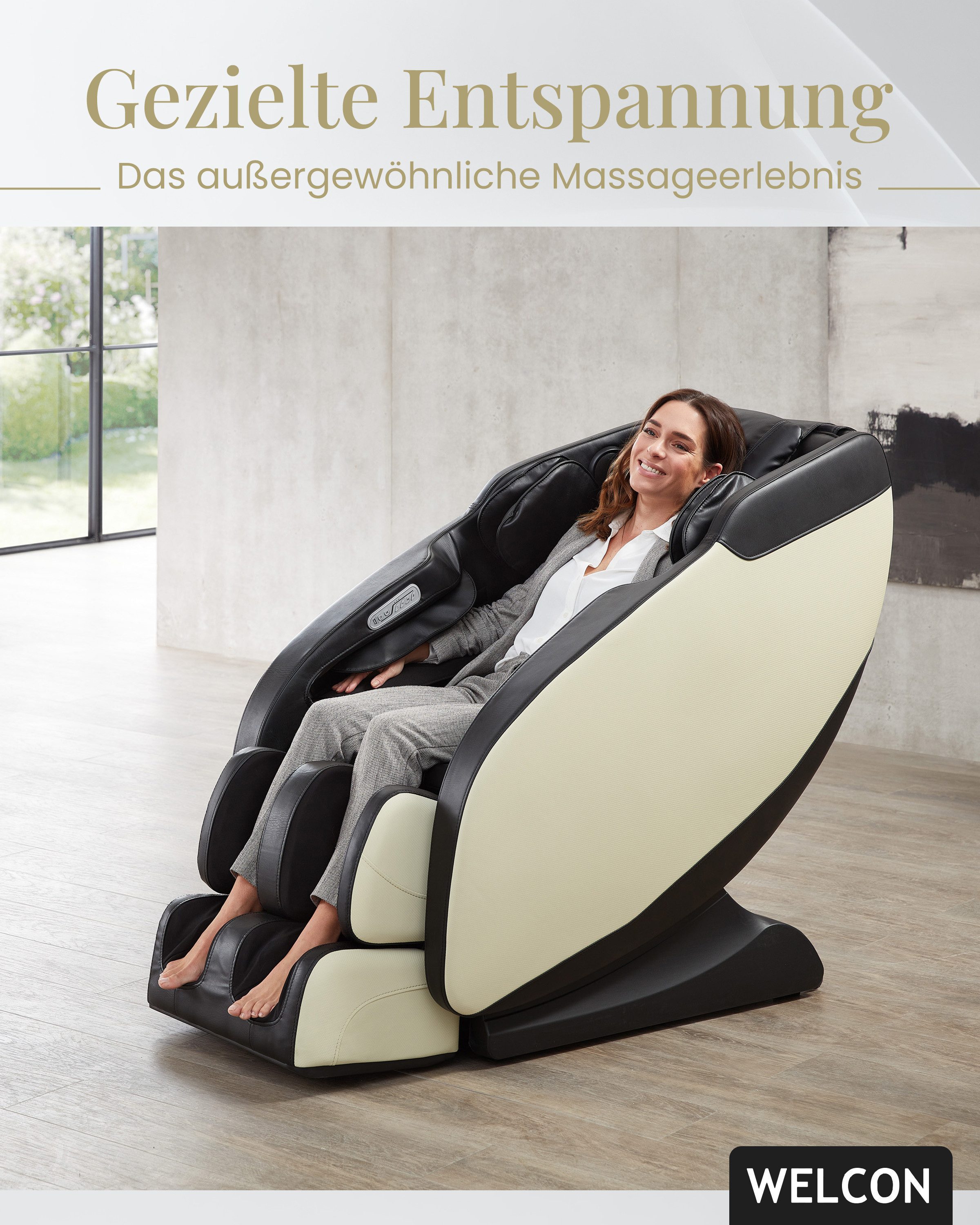 WELCON Massagesessel Massagesessel WELCON PRESTIGE II mit Wärmefunktion