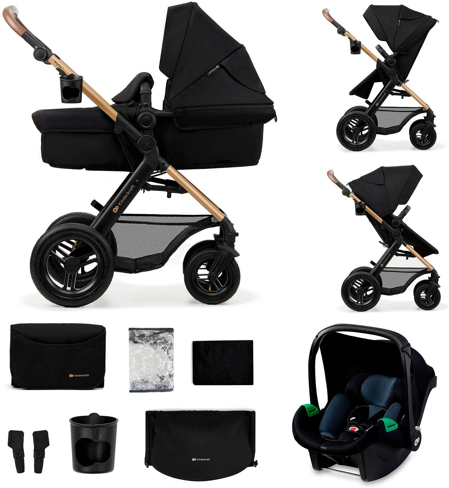 Kombi-Kinderwagen MOOV 2 Air 3IN1