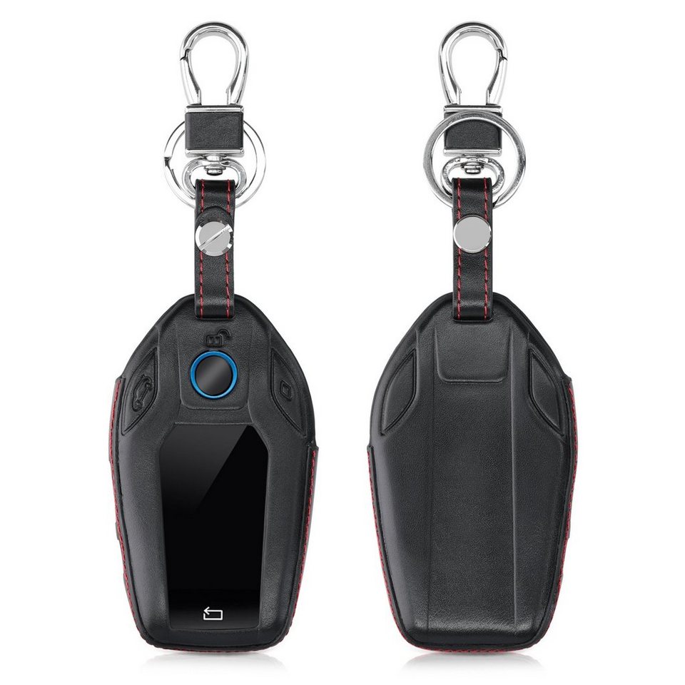 kwmobile Schlüsseltasche Autoschlüssel Hülle für BMW Display Key  Autoschlüssel, Leder Schutzhülle Schlüsselhülle Cover - Schlüssel Case