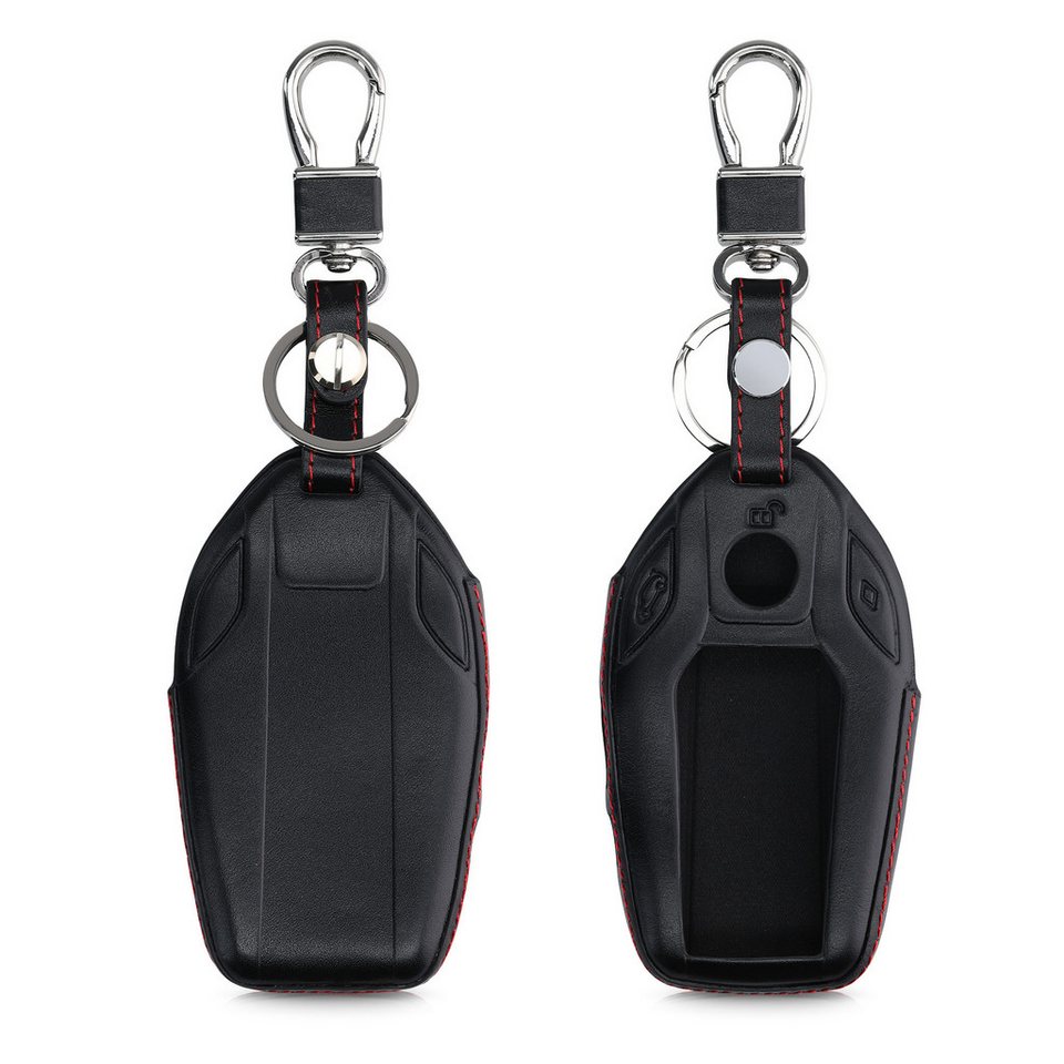 kwmobile Schlüsseltasche Autoschlüssel Hülle für BMW Display Key  Autoschlüssel, Leder Schutzhülle Schlüsselhülle Cover - Schlüssel Case