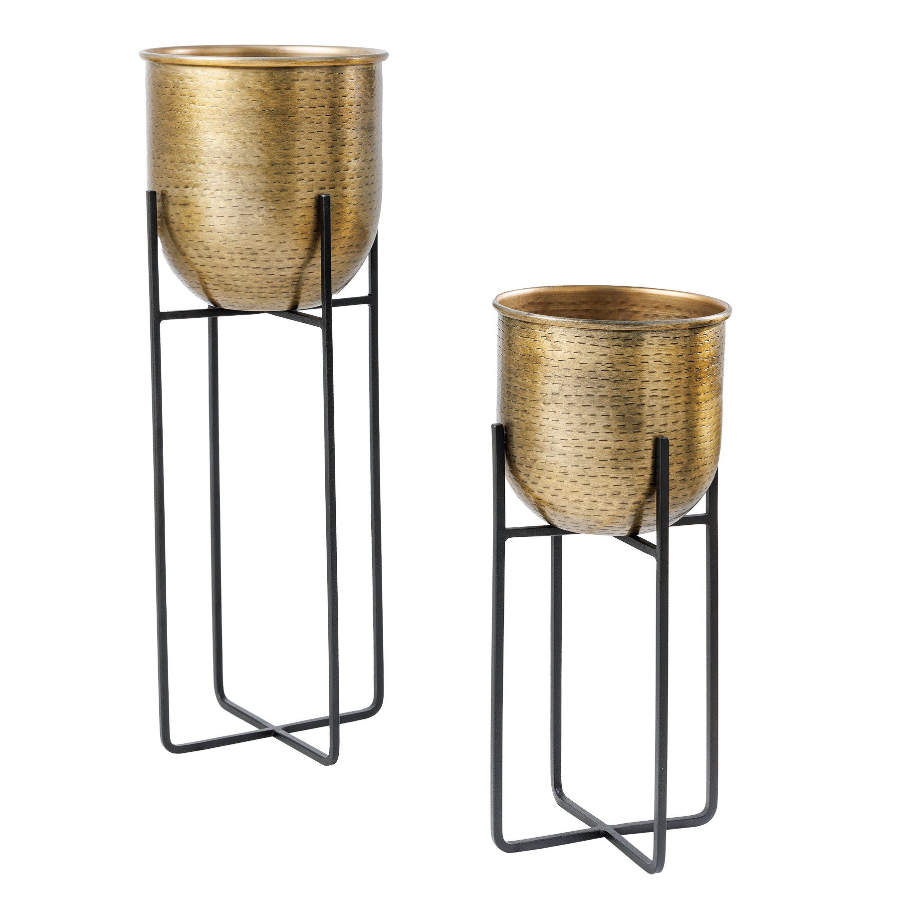 riess-ambiente Übertopf UNIT 70/50cm gold / günstig online kaufen