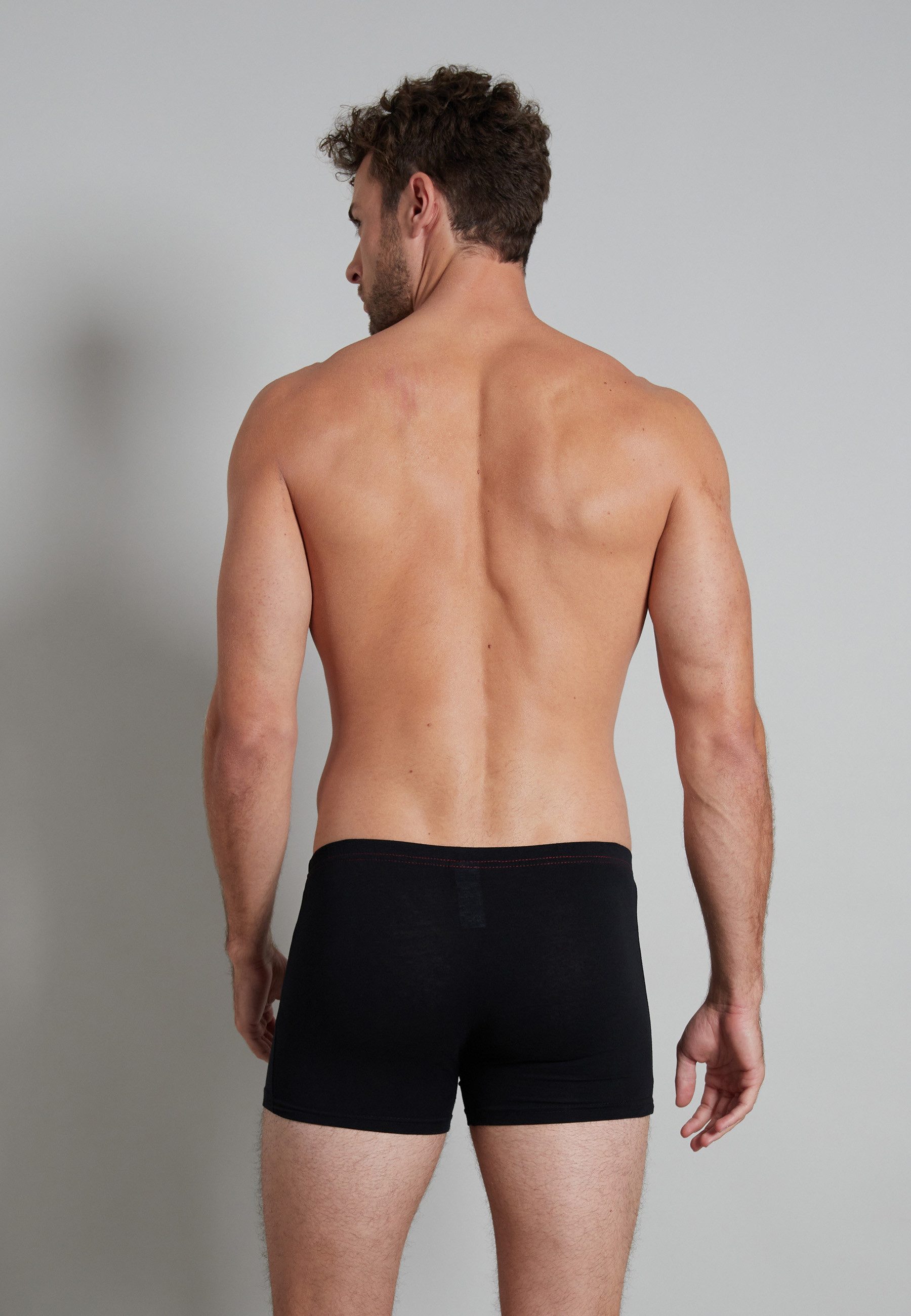 GÖTZBURG Boxershorts GÖTZBURG Herren Pants schwarz uni 6er Pack (6-St)