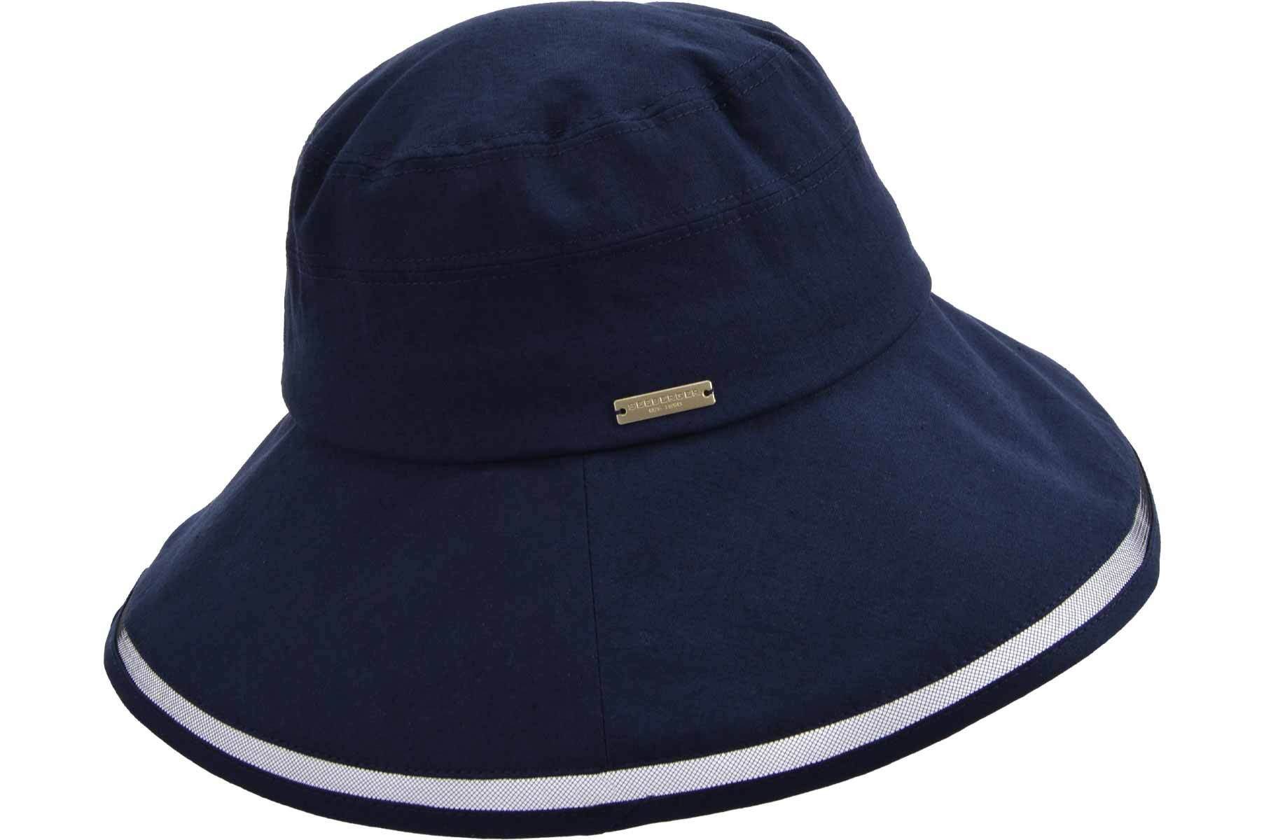Seeberger Fischerhut Leinen Baumwollstoff Fischerhu 55604-0 günstig online kaufen