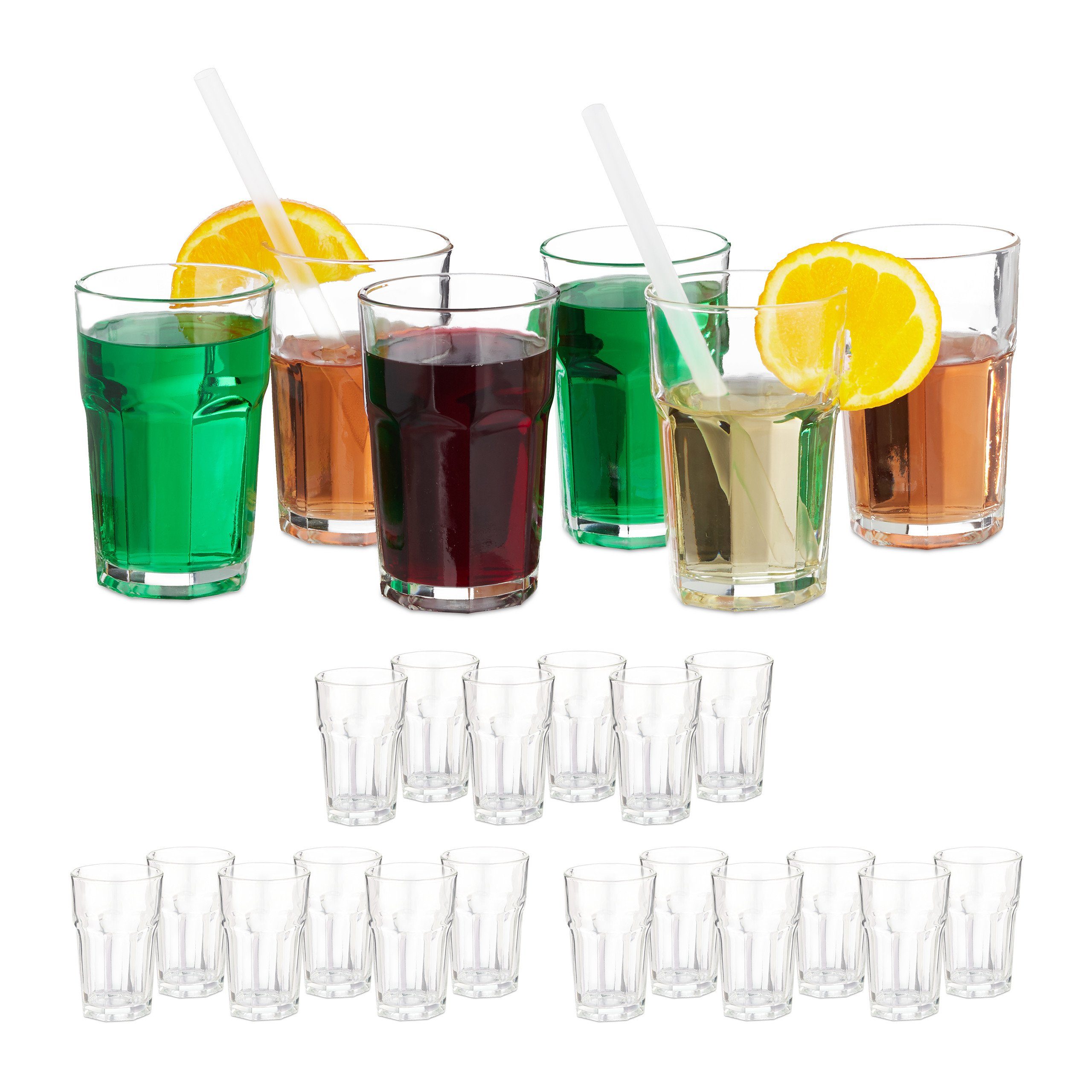 Glas 24 x Trinkgläser