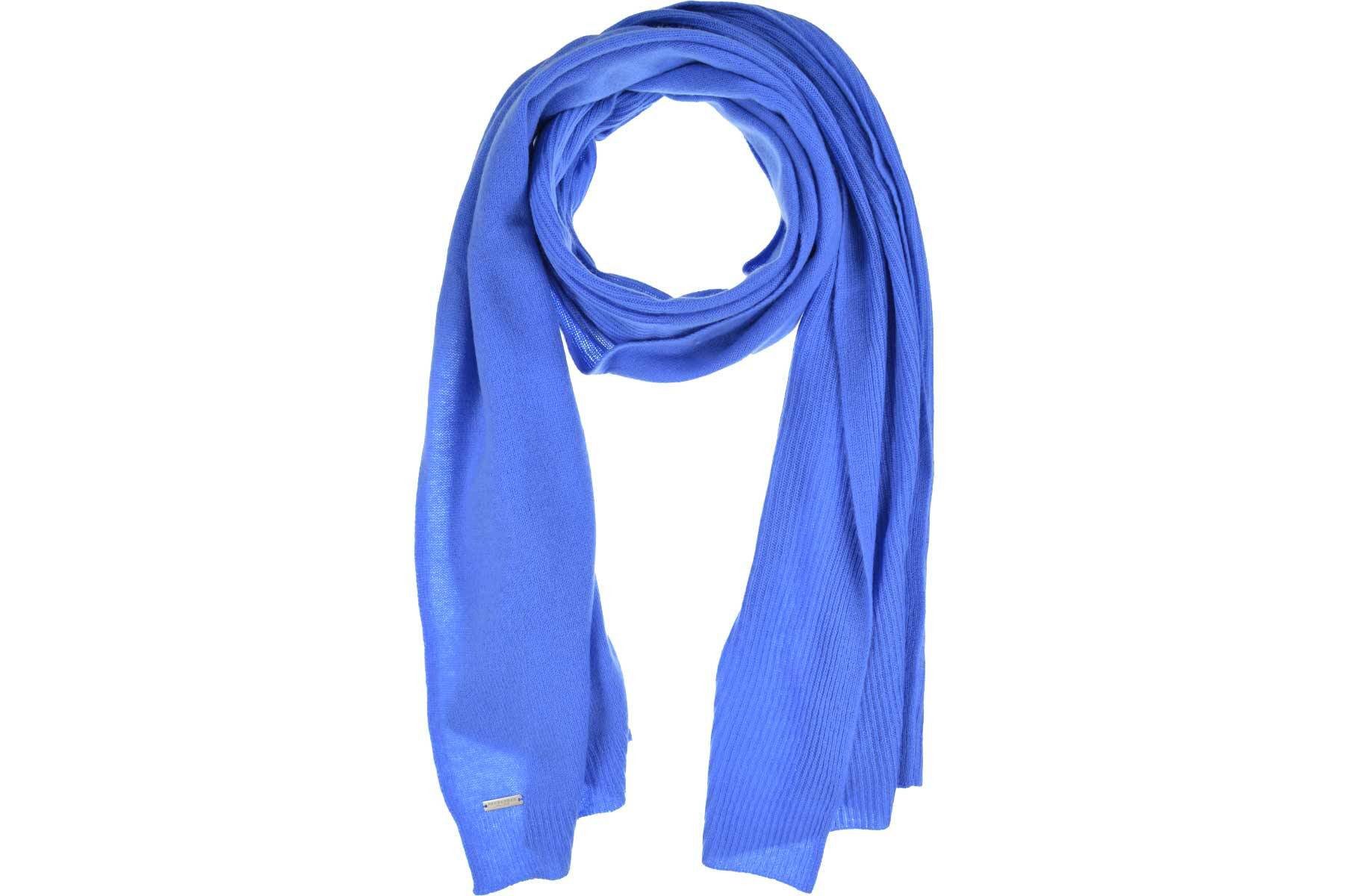 Seeberger Strickschal Cashmere Schal 180x50cm in flach und Rippenmuster 19145-0