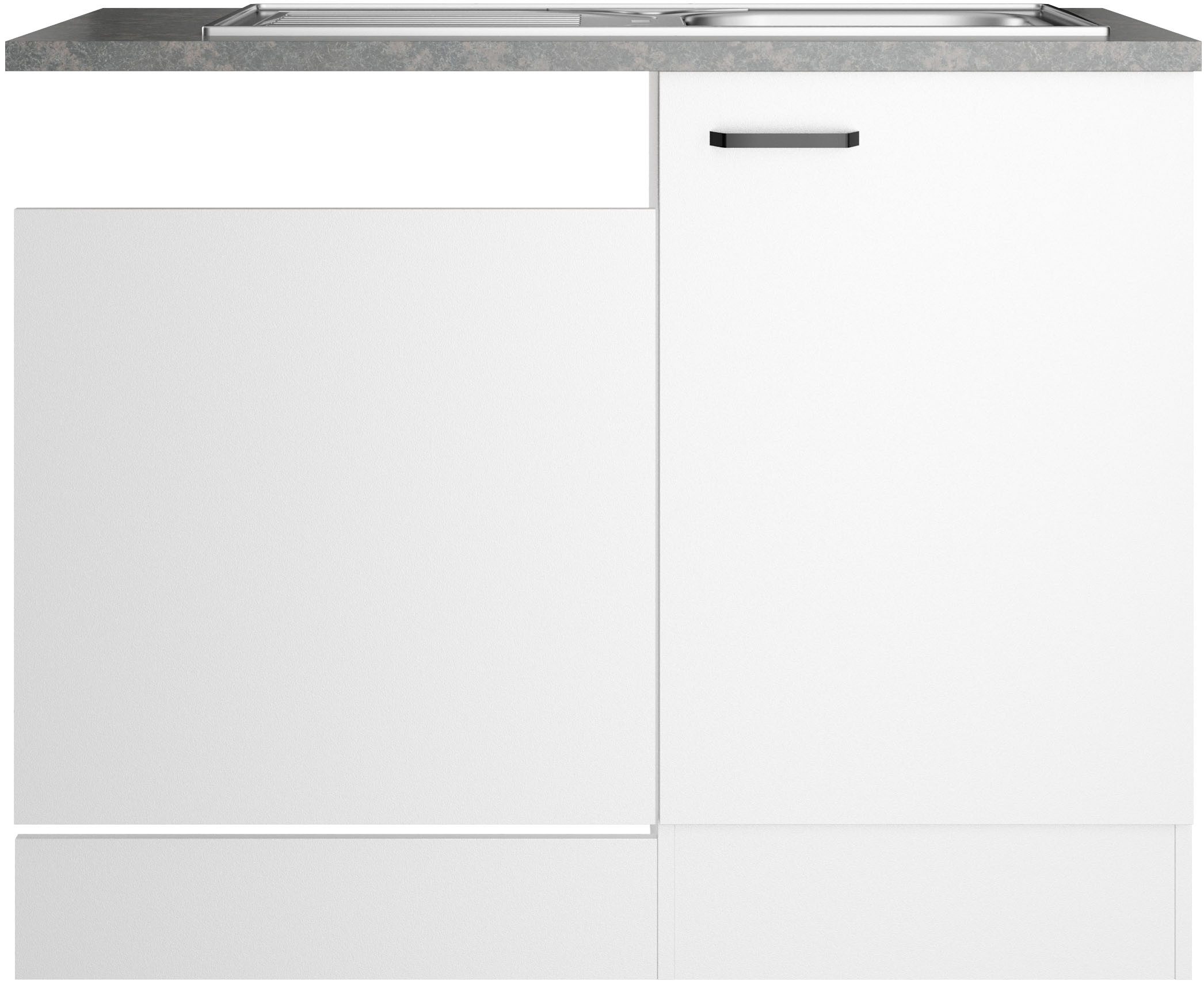 OPTIFIT Spülenschrank OPTImulti Breite 110 cm, mit 1 Tür u. Blende f. Geschirrspüler, Einbauspüle