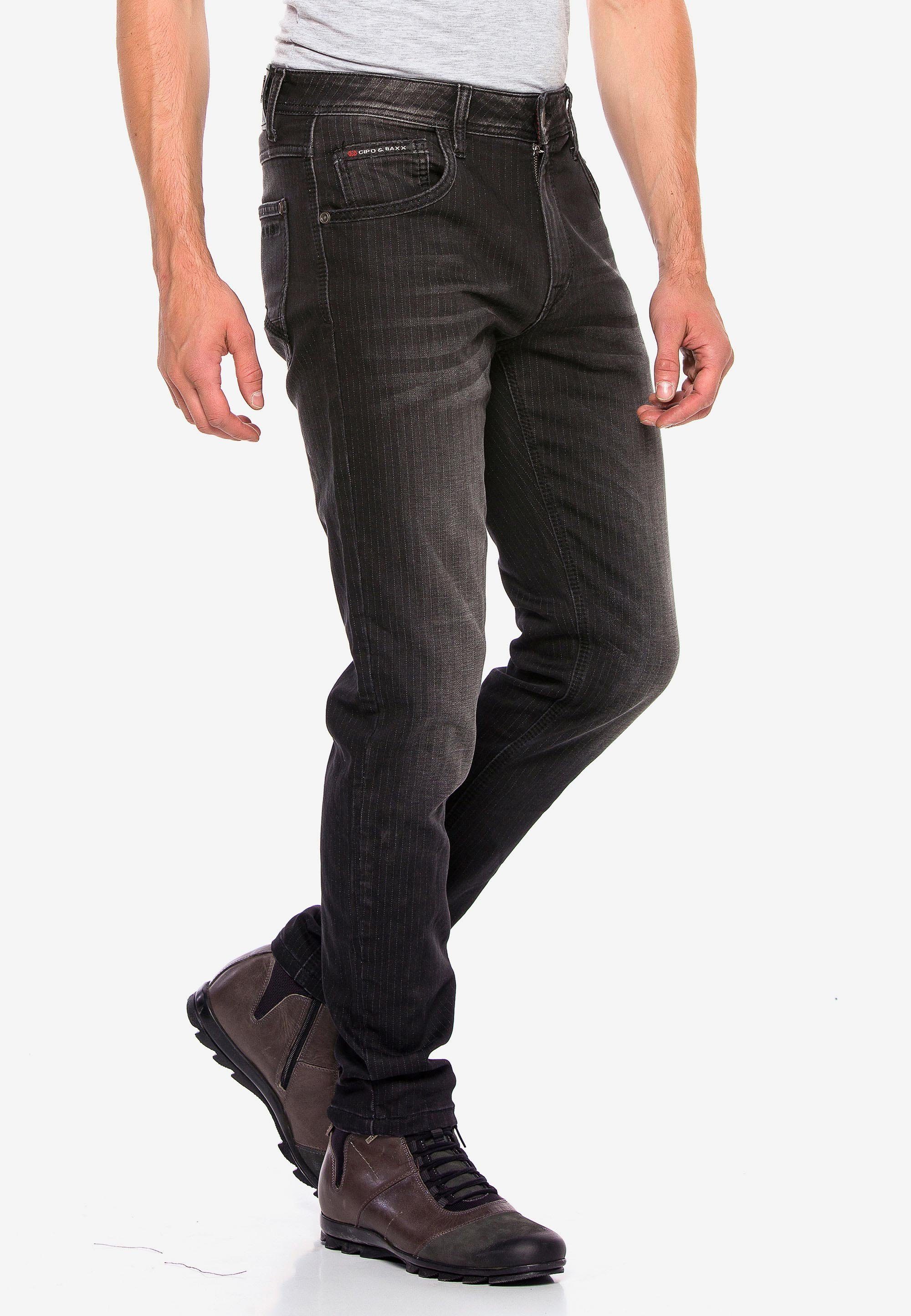 Slim-Fit Cipo Schnitt Baxx & im Slim-fit-Jeans